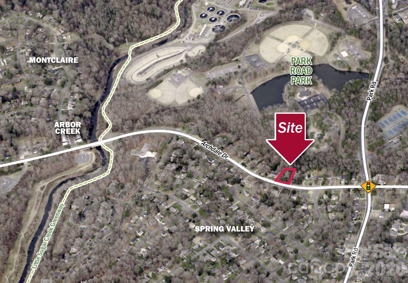 Two infill residential land parcels offered individually or together in the heart of south Charlotte. N1-B zoning supports subdivision into additional lots. Ideally suited for a builder looking to develop in sequence or as a combined site. Strong surrounding residential sales comps support a higher-end build. Located minutes from SouthPark Mall, Park Road Park, and the Little Sugar Creek Greenway. Served by highly sought-after CMS schools including Myers Park High School, Alexander Graham Middle, and Montclaire Elementary.