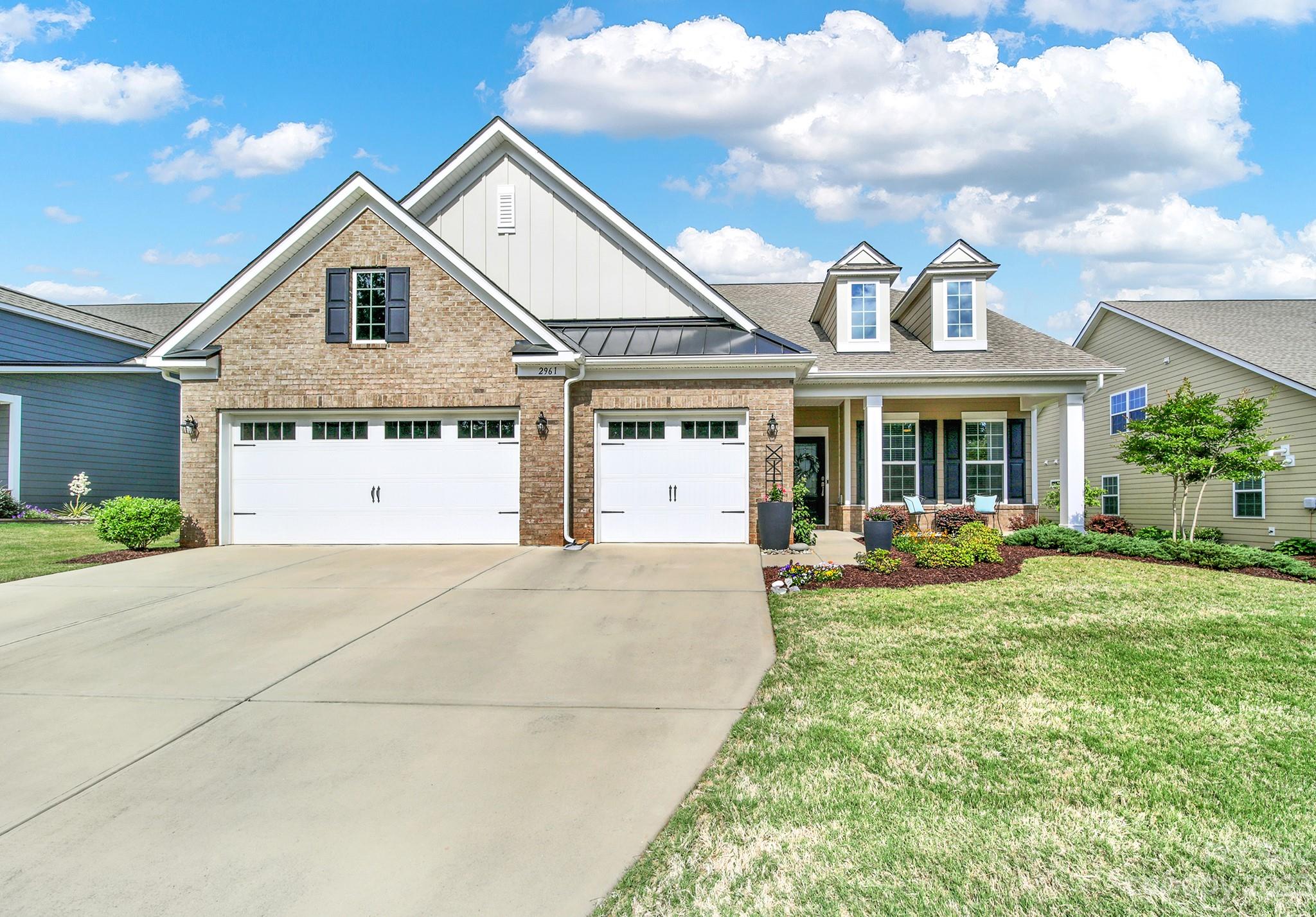 Welcome to your new home in the Tree Tops Community, which is an active adult gated community with great amenities! This 3 bedroom and 2.5 bath ranch home that shows like a model, is sure to be the perfect place for you to call home! As you come inside, you will be impressed with the finishes this home has and features such as an open concept floor plan, spacious living room with fireplace, office with french doors, white kitchen, gas range, upgraded appliances, large primary suite, mudroom and laundry with storage, a screen porch and more! What is great about this home is it offers a 3 car garage, which makes it perfect to store a golf cart, kayaks to take out on the Catawba River, or just for added storage! Not only is the home a stunner but so are the amenities in this neighborhood which features a pool, fitness center, walking trails, dog park, community dock, playground, pickle-ball and bocce ball courts. Come see this beautiful home and tremendous neighborhood for yourself!