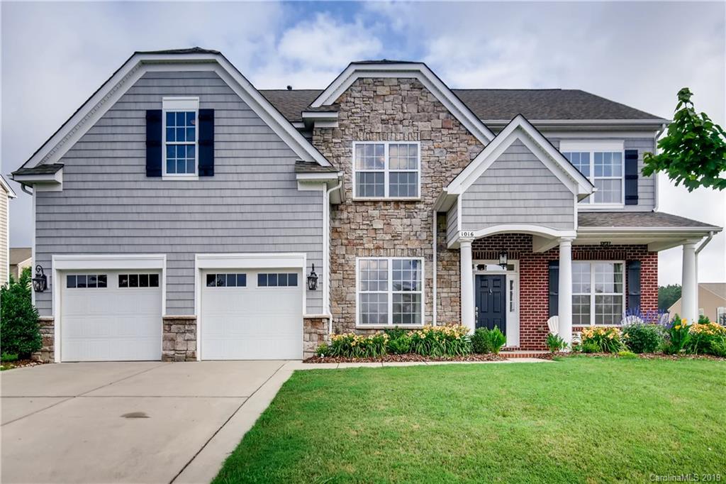 Fantastic 2 story home in popular Walnut Creek! Enjoy the resort like community features - neighborhood pool with splash area, clubhouse, work out room, play equipment, tennis court, pond, and soccer and ball fields.  Take advantage of the Carolina Thread Trails for a peaceful nature walk. Home features 10 foot ceilings downstairs, and 9 foot ceilings upstairs. Great floorplan with double doors into the office, formal dining room, spacious open kitchen and great room. Full bathroom and bedroom downstairs. Make your way up the stairs with beautiful iron railing to the HUGE bonus room/6th bedroom.  Master bedroom upstairs with sitting room & dual closets, and 3 more spacious bedrooms all with large closets. Fantastic fenced yard to enjoy with patio and many trees for privacy. Also included with this home is a whole house water filtration system, and home security system. 13 Month HWA home warranty - Diamond Coverage with this Home! 100% USDA financing eligible! Welcome home!