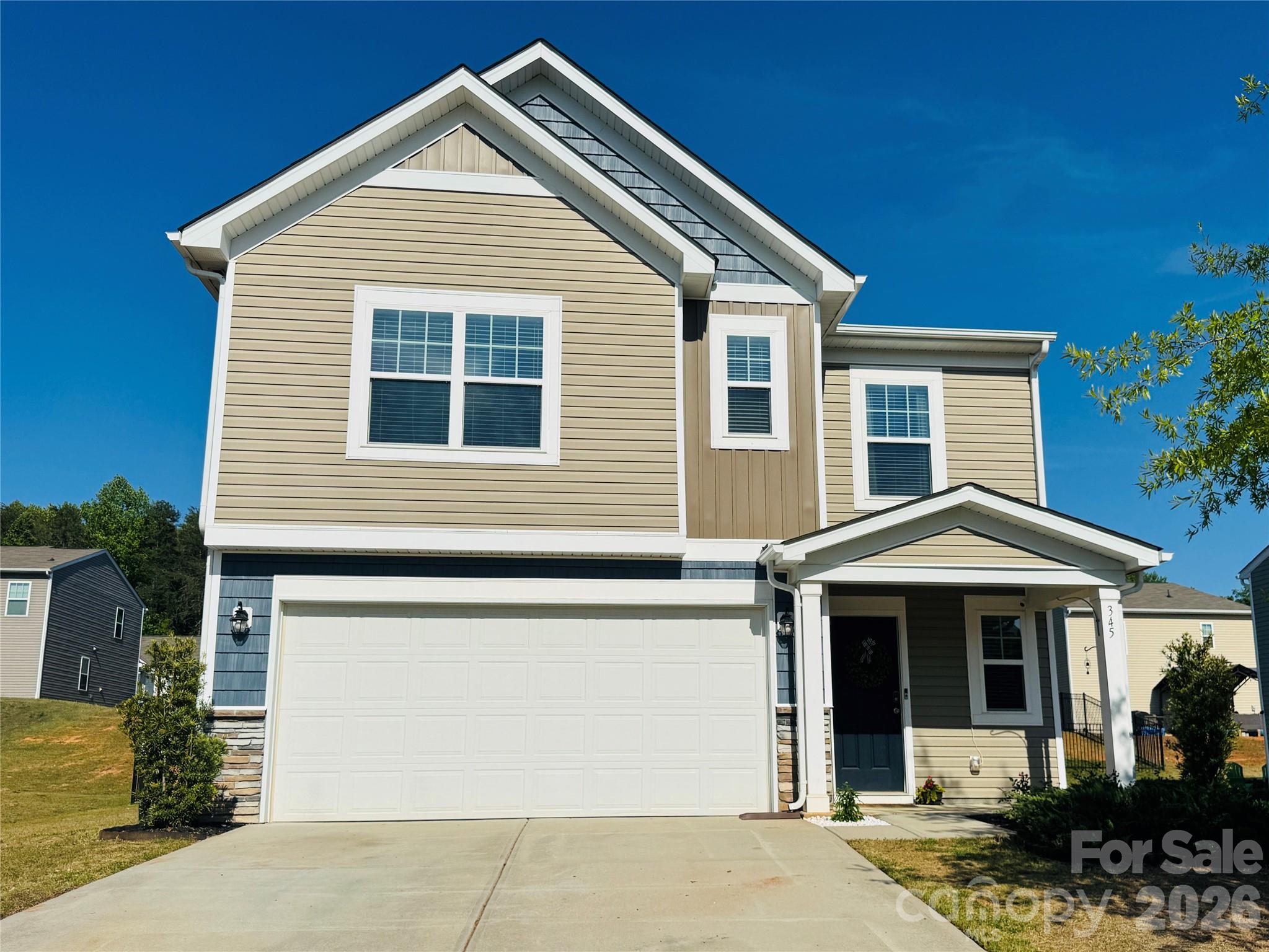 Welcome to your dream home in eastern Rowan County, offering 2,698 square feet of thoughtfully designed living space and an attached two car garage!! If you’re searching for room to grow, this home delivers on every level. Featuring 5 bedrooms and 3 full bathrooms, it also includes a spacious flex space currently used as a media room, perfect for relaxing or entertaining. The bright, white kitchen is a standout, complete with a large island, granite counter-tops and a walk-in pantry, all flowing seamlessly into the open-concept main floor. You’ll also find ample storage, a dedicated laundry room, and generous closet space throughout the home. The primary ensuite is a true retreat with two walk in closets, a large double vanity and a stand alone shower. Additionally, two other bedrooms also include walk-in closets for added convenience and storage. Step outside to enjoy the beautiful fenced backyard, ideal for gatherings or quiet evenings at home. With fresh interior paint completed within the last two years, this move-in-ready home blends modern style with everyday functionality.