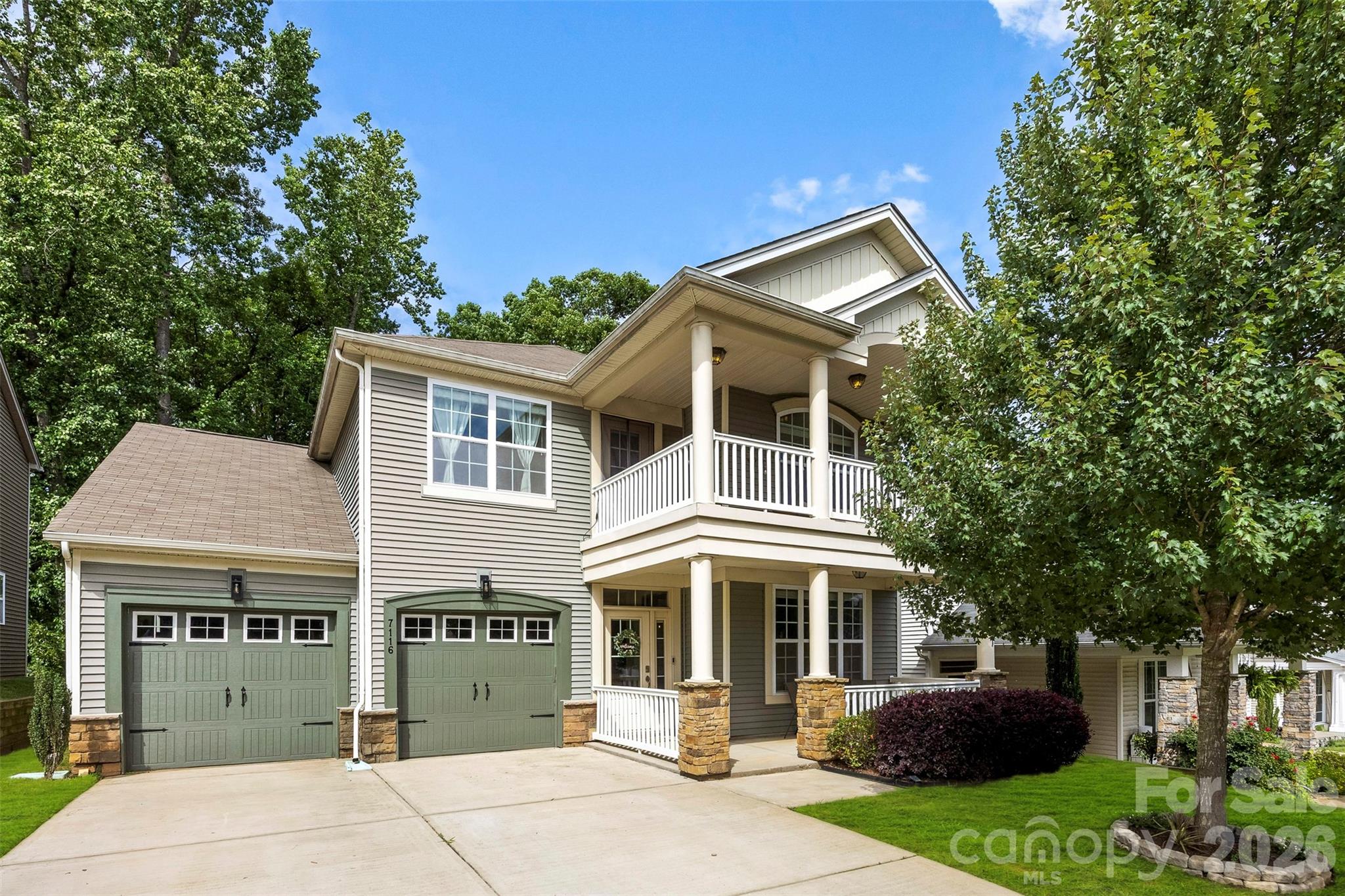 Shows Like A Model–Move Right In! Charming Charleston Style Home w/Fantastic Layout! ALL Hardwoods On Main, Gas Fireplace, Open Floor Plan, Coffered Ceiling Dining Room, Chef’s Kitchen, Granite Island, Subway Tile Backsplash, S/S Appliances, Gas Cook Top, Dual Vanity Master Bath & Upper Full Bath, 2-Large Walk-In Master Closets, 9' ceilings on first floor & 8'doors, TREX Balcony, Crown Molding, Kitchen Features Granite Counters, Stainless Steel Appliances, Tons Of Cabinetry for great storage, Gas Cooktop, Tile Back Splash, Large Center Island W/Seating, Recessed Lighting, Covered Patio Access! Spacious Master Suite On Upper Level Features Tray Ceiling, Ceiling Fan, Private Bath! Master Bath on upper level W/Dual Vanity, Tiled shower, Tub. Title floors! Spacious Secondary Bedrooms On Upper Level! And A Loft! Too Many Upgrades To List -Don't wait too long, this home will go fast!!