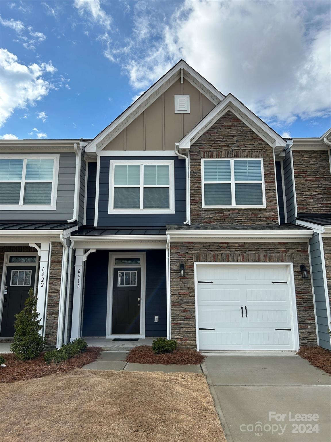 This beautiful Ashland plan has 3 bedrooms, 2.5 baths is conveniently located close to shopping. Minutes away from 485. The open main floor includes a kitchen, dining area, and spacious family room. Beautiful and durable EVP flooring runs throughout the main level. The second floor has a loft, laundry room, two secondary bedrooms, and the primary suite. The kitchen features white cabinets with crown molding, quartz counters, a ceramic tile backsplash, and stainless appliances, including a gas range. Additional 'extras' include a tray ceiling in the foyer, a drop zone, & quartz counters in all baths, and a privacy fence between rear yards. Pool & Cabana, Dog park, playground, & paved walking trail now open!