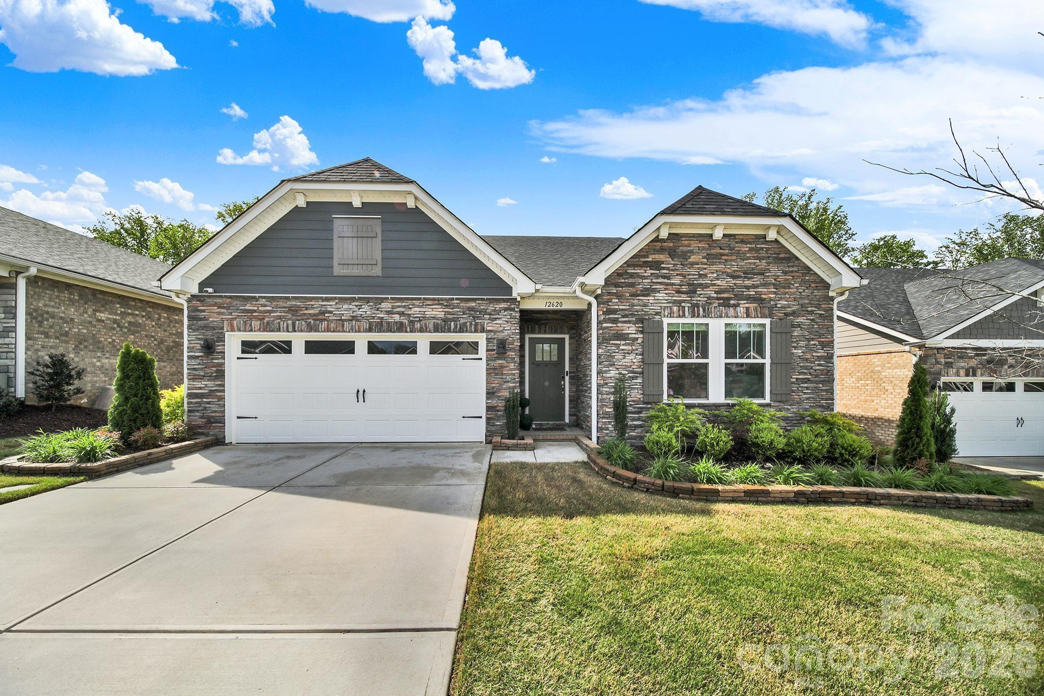 Beautifully maintained and thoughtfully updated home in the heart of Mint Hill! Welcome to 12620 Twilight Dr, where comfort, style, and functionality come together. This inviting property features a bright, open floor plan filled with natural light—perfect for everyday living and entertaining. The gourmet kitchen offers ample cabinetry and counter space, flowing seamlessly into the living and dining areas. A standout feature is the enclosed sunroom, creating the perfect year-round space to relax or entertain. The primary suite provides a peaceful retreat with custom cabinetry and shelving, while additional bedrooms—also feature closet built-ins—offer flexibility for guests, a home office, or hobbies. You’ll also appreciate custom storage solutions in the laundry room and pantry, adding both convenience and organization. Step outside to a beautifully enhanced backyard designed for enjoyment and ease. Including stamped concrete patio, full fencing, professional landscaping with stone flower beds, river rock accents, and mature plants with fresh mulch. An irrigation system helps maintain the lush yard, and a dedicated trash can enclosure with pavers adds a polished, practical touch. The garage is equally impressive with epoxy flooring and built-in cabinets and storage—ideal for keeping everything neat and organized. Located in a desirable community with easy access to shopping, dining, and major highways, this move-in ready home blends suburban charm with modern upgrades. Don’t miss this exceptional opportunity!