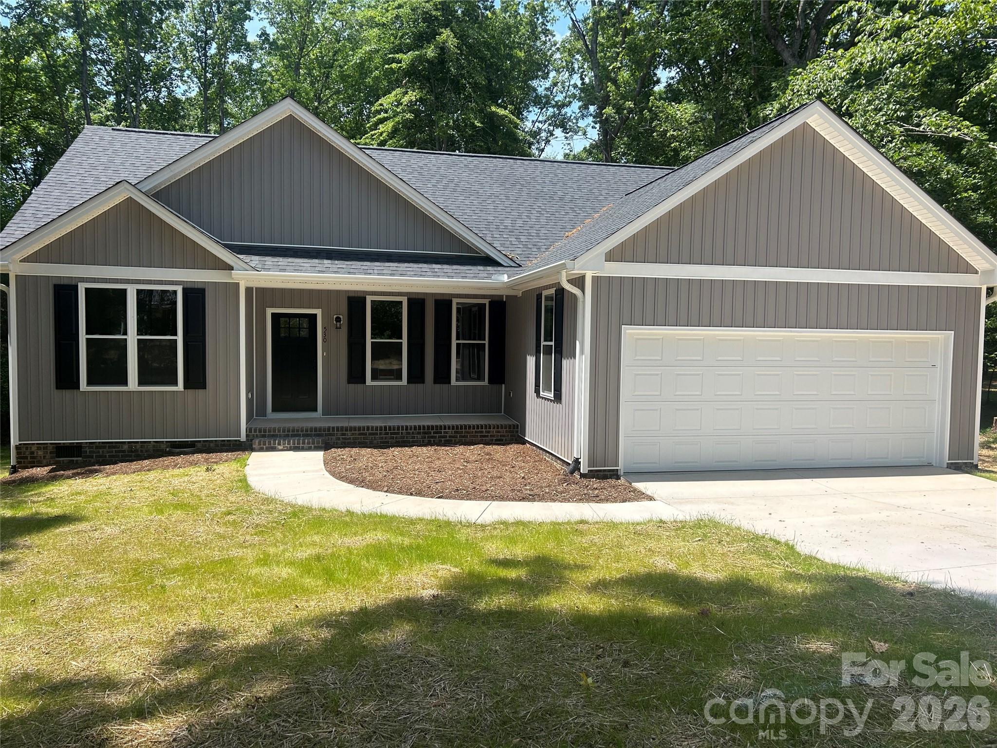 New Construction Ranch Style Home in an established neighborhood.  Wooded Lot, Open Kitchen/Living room area, Insulated Windows & Doors, Quartz Countertops, Tile Shower in Primary Bathroom, Luxury Vinyl Plank Flooring, and Deck overlooking wooded back yard.  Listing Agent does have ownership and financial interest.