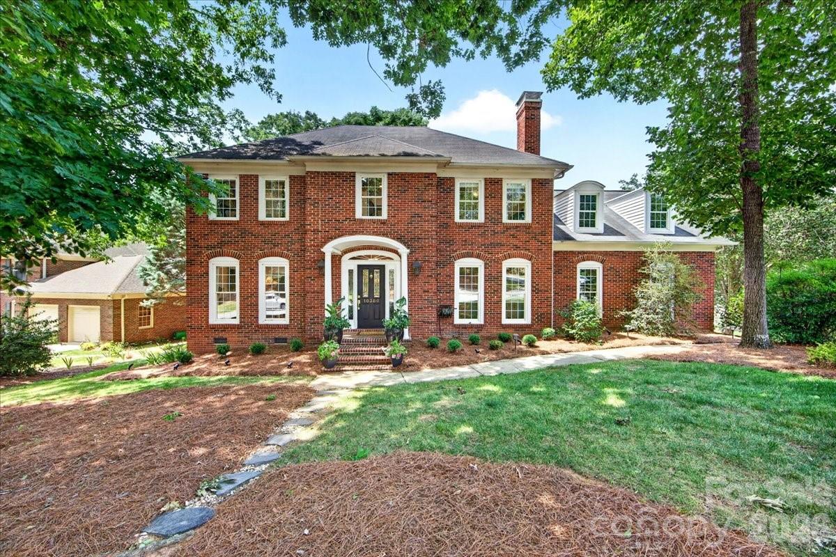 Welcome to Williamsburg Raintree! This updated 5-bedroom house is located on a cul-de-sac corner lot and is sure to impress! Exceptional kitchen with stainless steel appliances and breakfast area opens to a stunning screened porch with skylights. Built-in bookcases in family room on either side of fireplace. Primary bath has been updated and includes a garden tub and zero-entry shower with glass surround. The 5th bedroom is currently being used as a bonus room/office. Backyard includes a multi-level deck with built-in seating, fenced yard and basketball court. Miles of sidewalks with fishing ponds, parks, sports fields and more. Residents can join Raintree Country Club and their $50,000 initiation fee will be waived! The club offers a pool, tennis, pickleball, gym, restaurant and two 18-hole golf courses. A rare South Charlotte find combining privacy, location and timeless style!