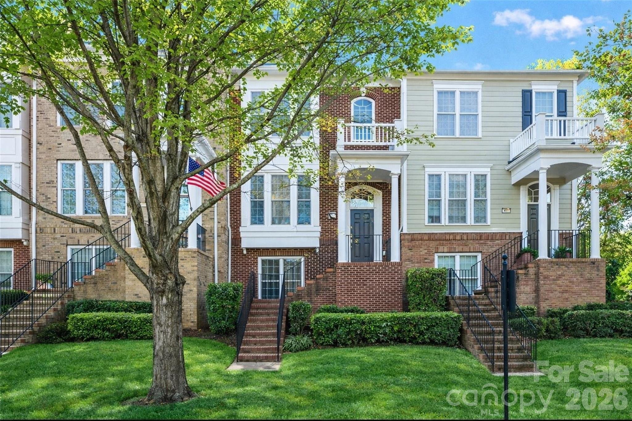 Move-In Ready 3-Story Brick Townhome in Baxter Village! Clean as a whistle and ready for you to call home! This stunning 3-story brick townhome offers three private bedroom suites creating the perfect blend of comfort and functionality. The open-concept main level features gleaming hardwood flooring, granite countertops, and a light-filled kitchen area that opens to a charming balcony — ideal for relaxing or entertaining. Enjoy the convenience of a double garage, with washer, dryer, and refrigerator remaining as is. Located in the heart of Baxter Village, you’ll love the vibrant community living — where restaurants, boutique shops, top-rated Fort Mill schools, the, walking trails, and parks are all just steps away. Baxter truly offers all the bells and whistles of modern small-town living! Just a hop, skip, and jump from I-77 and only minutes from Charlotte, this home offers easy access to everything you need. Rentals are allowed, making this an excellent choice for homeowners and investors alike. Don’t miss your opportunity to own this move-in ready gem in one of Fort Mill’s most sought-after communities. Schedule your showing today!