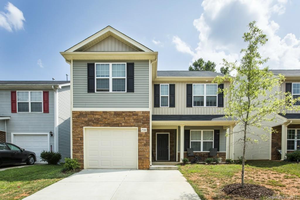 Beautiful, almost new & ready NOW!   Gorgeous home has Great kitchen. Lots of cabinets and counterspace. Refrigerator incl! Open to family room-perfect for entertaining. All Hardwood floors on main. Family Room overlooks the back yard- has tons of natural light.  4 bedrooms/2 bathrooms upstairs. Front porch & patio!  Just bring your furniture and clothes!  You will love being conveniently located so close to Uptown and 485.