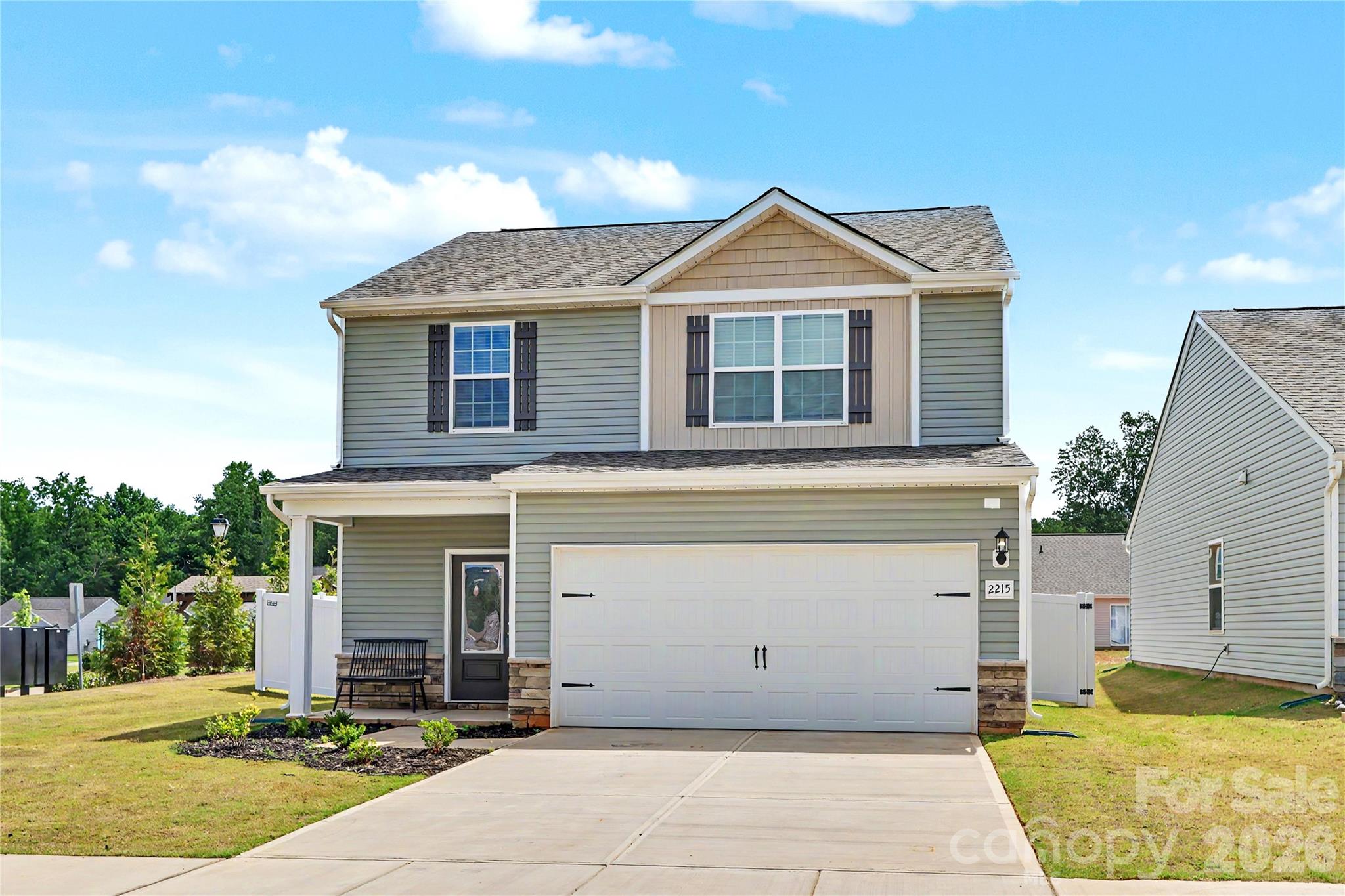Home has been appraised, and inspection is complete! Back on the market due to no fault of the seller! It’s okay to have the best house on the block. This Davidson 4-bedroom plan in McKee Creek Village stands out with custom built-in shelving flanking an electric fireplace, full LVP flooring downstairs, a 6-foot privacy fence, fancy blinds, and a TRUE flat backyard you can actually use. In the final phase, LGI Homes selected only a handful of homes to feature 9-foot ceilings, and yes, this is one of them. You feel the difference immediately. Perfectly positioned on a premium corner lot with stone accents, you’re steps from the daily conveniences. Grab your mail without the hike. Head to the playground without breaking a sweat. The community is completed and this home is LIKE NEW! Priced to sell for the buyer who wants move-in ready MINT condition from floor to ceiling! Location earns a 10. Just minutes away, Reedy Creek Nature Preserve offers nearly 1,000 acres of protected green space with scenic trails, fishing ponds, disc golf, sports fields, and endless opportunities to enjoy the outdoors. Quick access to Interstate 485, and approximately 20–25 minutes to Uptown Charlotte. Start living the Queen City lifestyle! Investors and rentals are allowed. **Refrigerator/Washer/Dryer convey**