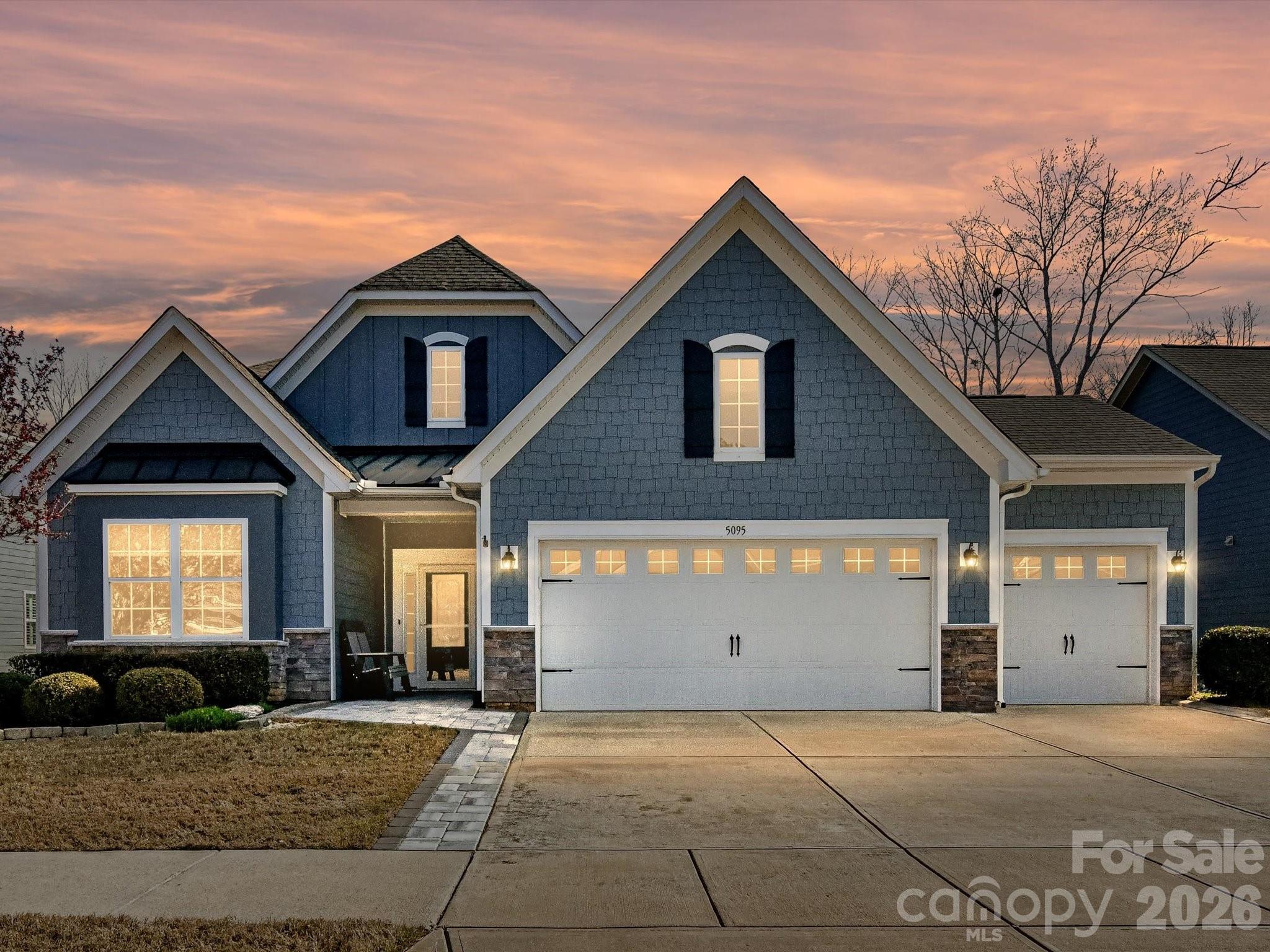 Extensively Updated Home sitting on Very Private FENCED Lot w/ Treed Views! Truely A "One of a Kind!"
Three Car Garage, Private Lot, Three Season Glass Enclosed Room, Paver Patio, All Bedrooms have Closet Systems, All Lower-Level Rooms (except Baths & Laundry) have Wide Plank Hardwood Flooring! Three Full Baths are Similar to "Model Home" Designed Bathrooms w/Exquisite Tile Selections for Showers, Flooring & Fixtures. Updated Kitchen w/Designer Quartz that Waterfalls over Ends of Cabinets, Painted Cabinets w/Base roll out Shelving, Single Bowl Granite Sink, Modern Fixtures & Faucets, Beautiful Backsplash! Replaced Microwave & Disposal. Wonderful Pantry w/additional rows of Wood Shelving. Family Rm FP W/ Blower, Closet Organization Systems in Both Guest Bedroom Closets! Primary w/Model Home Inspired "Spa" Walk in Huge Shower w/ 2'x4' Upgraded Beautiful Tiled Surround & Bath Flooring. Quartz Counters, Vessel Sinks. Linen Tower, Updated Mirrors, Faucets, & Roll out Shelving. FABULOUS Closet System in Primary w/Wooden Cabinet Fronts, Drawers, Shelving & More! Must See! Drop Zone Counter enhanced w/Wine Refrig. Cabinets in Laundry. Dining Or Flex Room. 
Upper Level Bonus Rm, Huge Walk in Storage, Guest Bedroom Bath. All Toilets upgraded. Interior Painted 2024, Exterior 2025. Custom Shades all rooms. Stone Paver at Entry and Driveway Extensions. Edging & Uplighting at Landscape beds plus Drip Line. Tankless Water Heater. Finished Garage w/Epoxy Flooring & Storage. This home will not disappoint! Over 102k in upgrades added since 2023!
