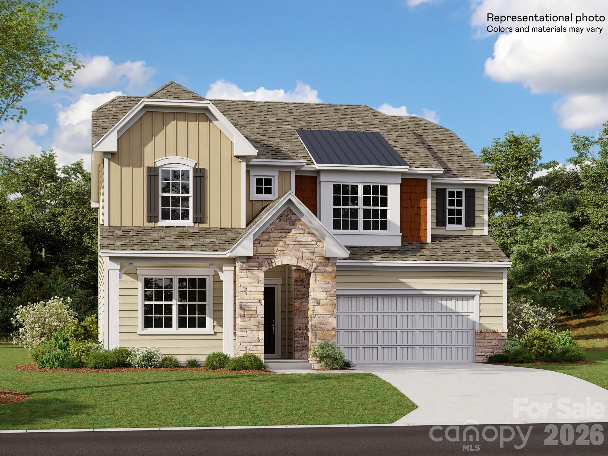 This new two-story Forsyth home offers unlimited possibilities! The first floor features a study and open dining room perfect for entertaining. The kitchen boasts a huge island with seating that could easily accommodate five! It opens to a spacious family room with gas fireplace. The second floor features a versatile bonus room plus four bedrooms including the owner’s suite. Redhawk resort-style planned amenities include two pools, playground, tennis, pickleball, disc golf, sand volleyball and MORE! Our community is also located 30 min from Uptown, 15 min from the Whitewater Center and 22 min from Charlotte Douglas airport.