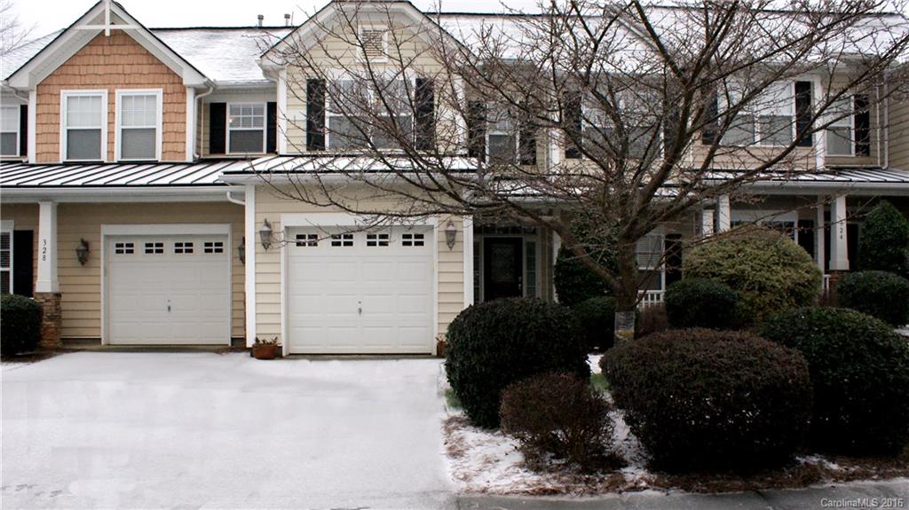 Beautiful & spacious! 3BR/2.5BA townhome w/ many extras. light cherry finish cabinets, granite, stainless steel app, work island, large pantry. Refrig included. Great room w/fireplace. Formal dining & Kit w HW. Large master on main w/ garden tub, separate shower, double vanity, walk in closet w/ custom shelving.  Open loft great for office/study. 2 large bedrooms upstairs w walk in closets. Private patio. Neighborhood has splash pool. Close to shopping, restaurants, hospital. Easy access to I77.
