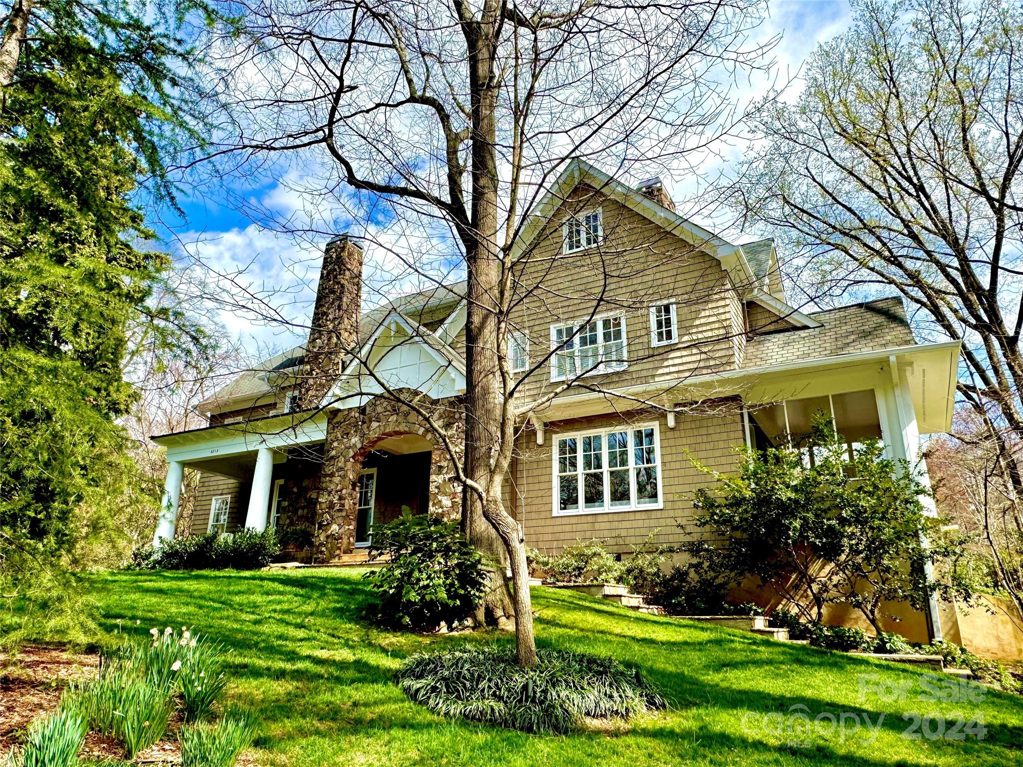 Old world charm abounds with modern convenience in this stunning European estate on over 1 acre of wooded serenity in the heart of South Park! Attention to detail & high quality construction are evident in this wonderful entertainer’s paradise that feels like a relaxing mountain retreat yet close to all that your heart desires. Chef’s gourmet kitchen designed for ease of cooking & ideal for entertaining. Primary suite of your dreams features a fireplace, 2 walk-in closets, heated marble floors, luxurious shower, soaking tub & heated towel rack. Millwork, architectural details, high ceilings & heart pine wood floors flood this manor with abundant comfort & light. All secondary bedrooms are exceptionally large & each feature access to a well appointed private bath. 2 lots total that combine into 1 acre of outdoor living & fun. Additional 3rd floor walk up attic storage & heated/cooled studio/bonus/flex space over 3 car garage (w./ mini split) are icing on the cake! An absolute rare gem!