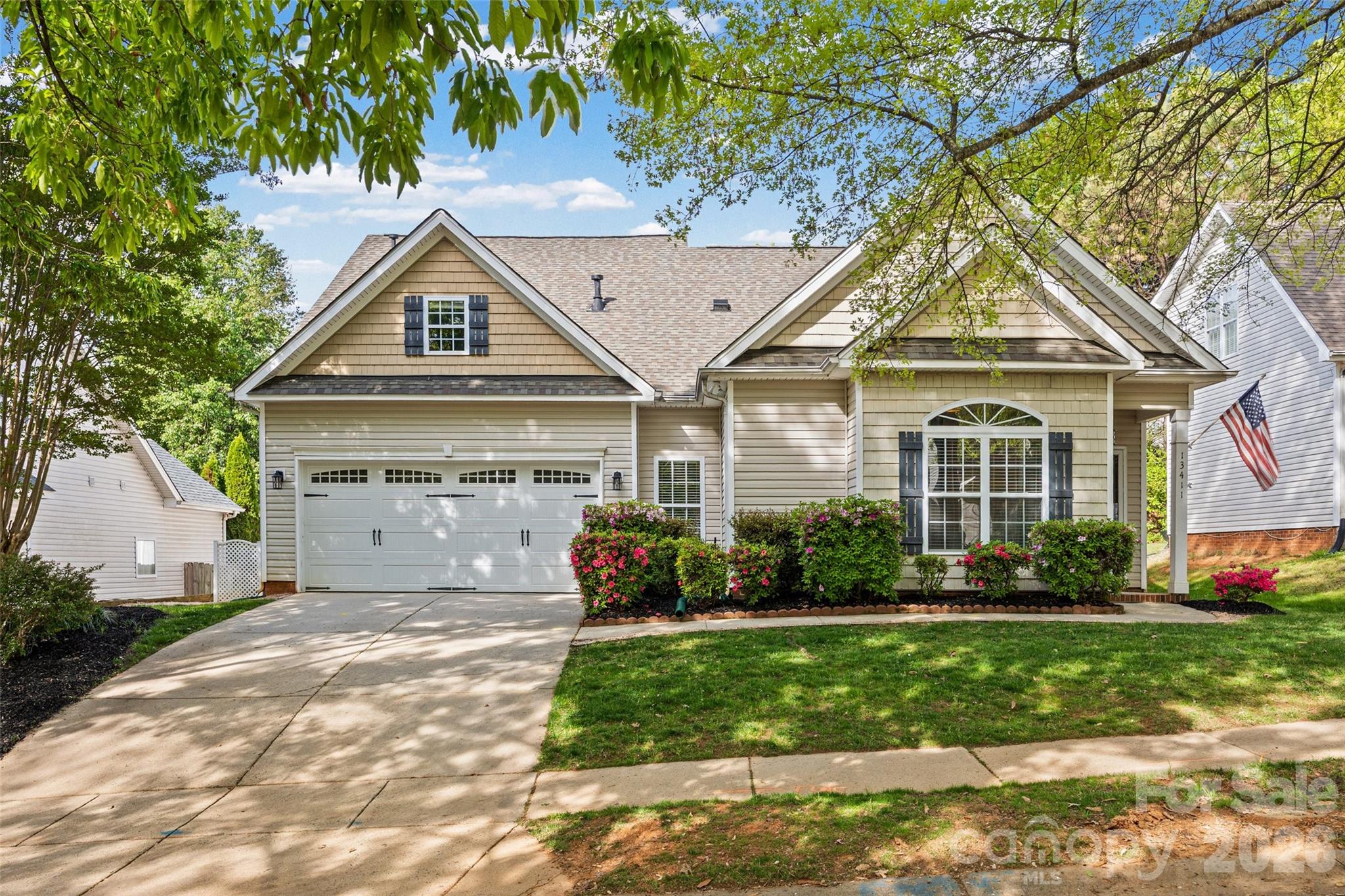 This home is where comfort, convenience, and outdoor living come together in one of Huntersville’s most desirable locations. This beautifully maintained home offers a functional and inviting layout designed for everyday living and effortless entertaining. Inside, you’ll find light-filled living spaces, well-appointed rooms, and a natural flow that makes you feel at home the moment you walk in. The gas fireplace and kitchen pass-through are design focal points. The spacious owner's suite includes a spa-like tub and a separate shower. The bonus room/bedroom on the second story includes its own ensuite too. Don't miss the walk in attic that is a storage lover's dream. What truly sets this property apart is the enhanced backyard retreat with retractable awnings, thoughtfully improved to create a more beautiful, private, and inviting outdoor space. Whether you’re hosting friends, enjoying a quiet morning coffee, or unwinding at the end of the day, this backyard delivers the lifestyle buyers are searching for. Ideally located just minutes from Historic Rural Hill, Latta Nature Preserve, and nearby Lake Norman access areas, this home offers the perfect balance of nature, recreation, and convenience. Enjoy easy access to walking trails, outdoor events, and waterfront activities, all while being close to shopping, dining, and major commuter routes.