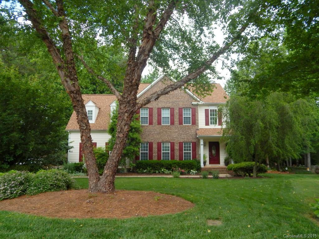 Enjoy the shade from the large trees on the over half an acre cul-de-sac lot. Relax on the deck and let the kids play outside in the park-like fenced-in back yard. This home features an amazing gourmet kitchen and open floor plan. Washer, dryer, and refrigerator to remain! The master presents a tray ceiling and an updated bathroom with a tile shower! HOA offers 2 stocked ponds, walking trails, & many social activities! Rinnai tankless water heater and newer HVAC!