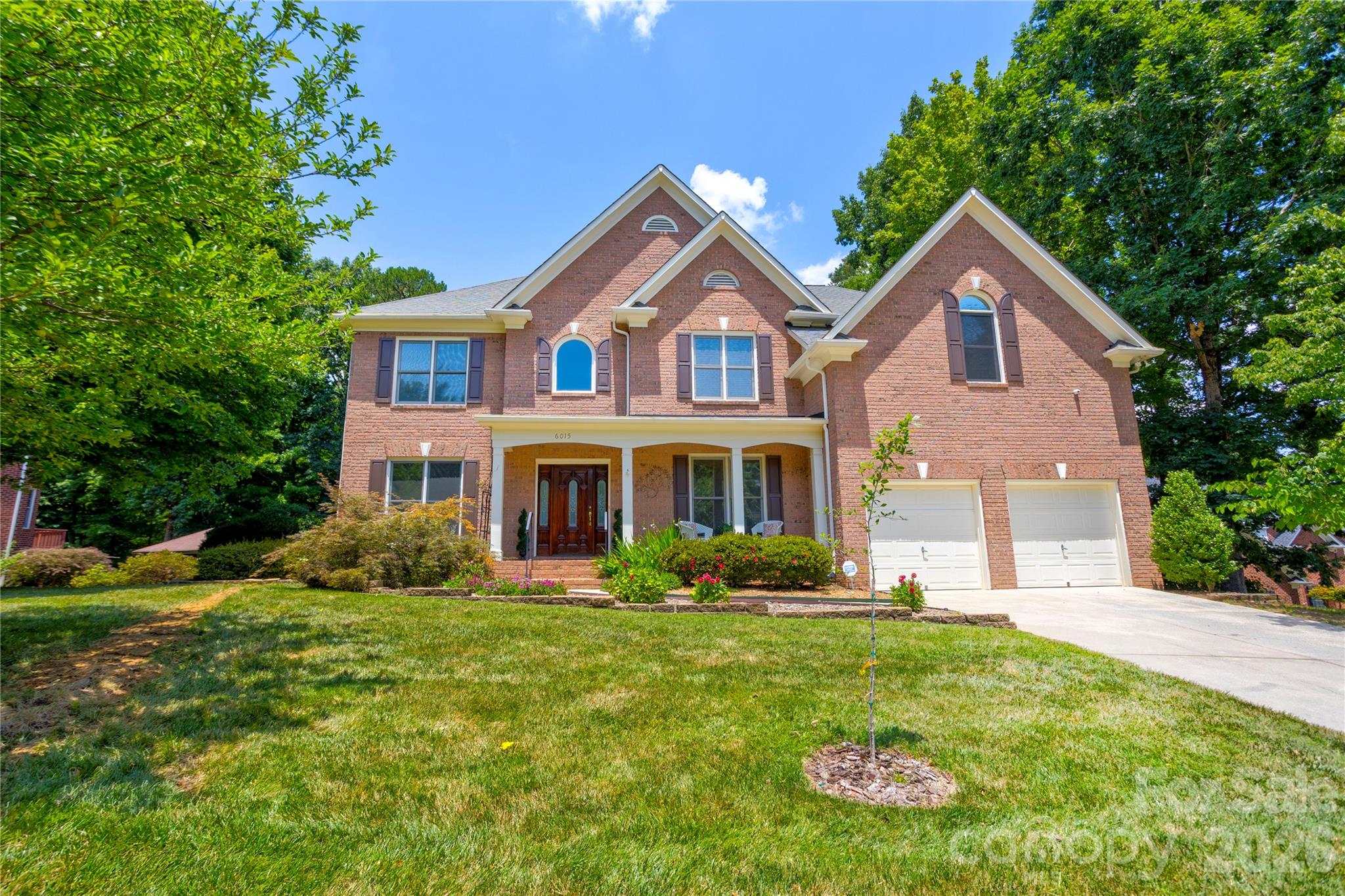 First time on the market, this 2 story with a basement will have space for all! Spacious & open allows
every life style to find their spot! The rear sunroom makes you feel like you have climbed into your own
personal tree house, heated & cooled by a mini split makes for year round living. You will also enjoy a
deck with a cabana that is wired & has a fan for the hottest days! Choice inside & outside living awaits
you! A house for everyone, features both formal & informal areas, flex spaces that could satisfy each
imaginative person moving in! Main has a living room & a great room plus dining room, kitchen, breakfast
area, laundry & sunroom. Also one bedroom is on the main, with 4 more bedrooms on 2nd floor. The basement
features a Rec Room with a fireplace & on the main in the Great Room you will find another fireplace; both
are fueled by natural gas. The basement also has a media room, a flex space & another full bath. Front &
back irrigation system, house filtration system are just a couple extras you will grow to appreciate. The
community contains 5 pools & all are open to you by your HOA membership. Public Golf Course in Subdivision, Memberships available to HOA Members.