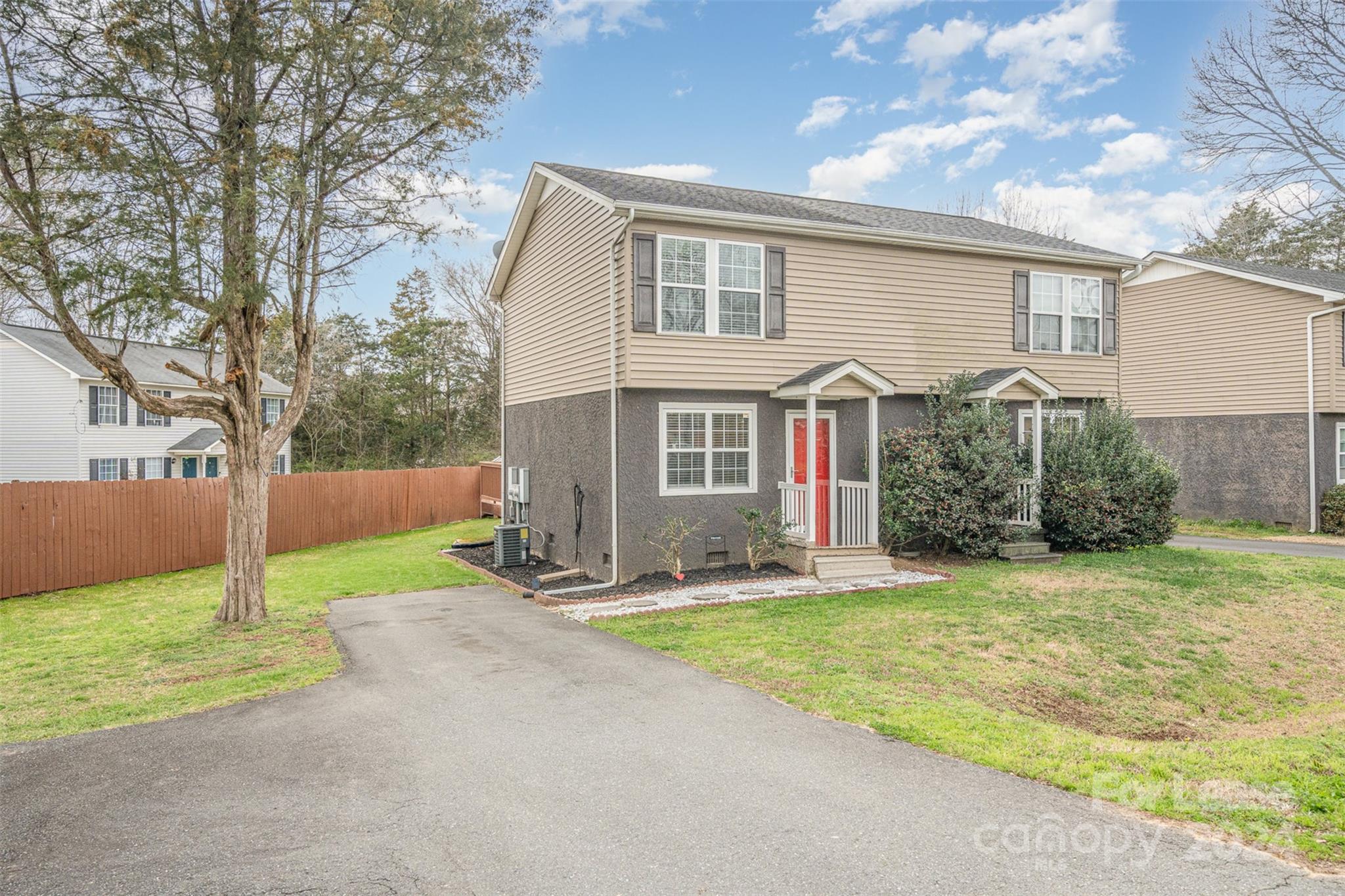 Welcome to 113 Hillcrest Ave, Rock Hill, SC! This updated townhome is a gem with modern features! The charm begins with a privacy fence encircling 0.098 acres, ensuring your oasis.

Step onto a beautiful back deck, perfect for al fresco dining or relaxation. A new storage unit in the backyard adds convenience and organization.

Inside, revel in the allure of no carpet throughout, a testament to contemporary living. The kitchen boasts newly updated appliances, including a washer and dryer for ultimate convenience.

Both bedrooms feature ceiling fans for comfort, and the practical 1/2 bath downstairs adds to the functionality of the layout. This property exudes style, comfort, and the freedom of no HOA. Don't miss the chance to make 113 Hillcrest Ave your home