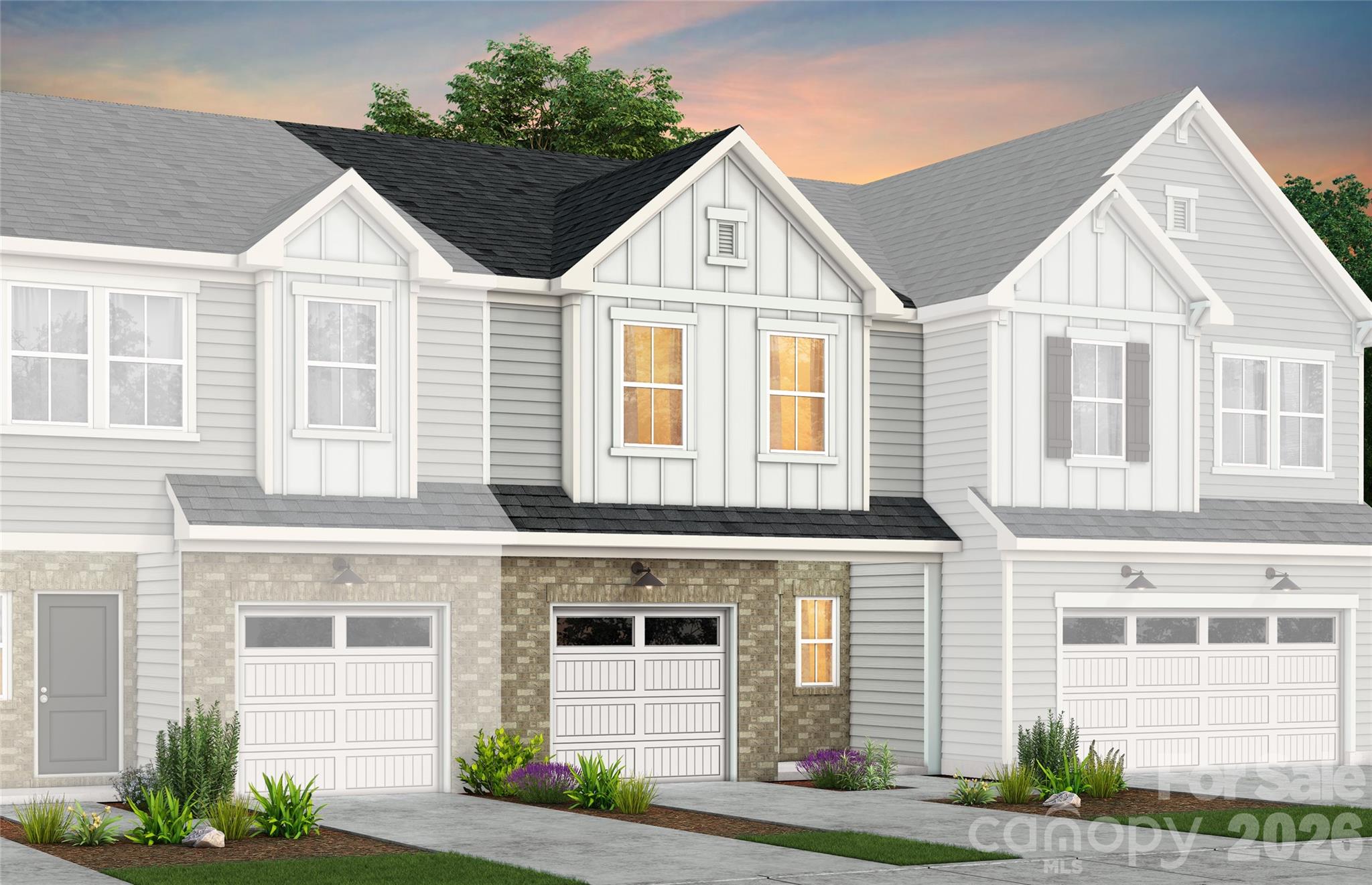 Homesite #64 - READY for SEPTEMBER!! Discover the charm of Mallard Park offering 268 new construction 2-story townhomes in desirable North Charlotte area.  The community is conveniently located next to Mallard Creek Park with quick access to major roadways, shopping, dining, recreation, and entertainment.  Within the community, enjoy a connected, low maintenance lifestyle with resort style pool and cabana, a kid's playground and a dedicated dog park. HOA dues include lawn maintenance and a special Spectrum 1 gig Wi-fi package.  

The Landis Floor Plan offers an open layout, spacious gathering room, loft, and elegant owner’s suite, this plan embodies comfortable townhome living.  Home features upgraded finishes, stainless steel whirlpool appliances, 42" cabinets, Low Voltage and Electrical Packages, and more.  Backs up to nature area with no backyard neighbors!

Take advantage of exclusive financing incentives with our preferred lender.  Note: Price includes Flex Cash Incentive. Photos shown are for representation purposes only.