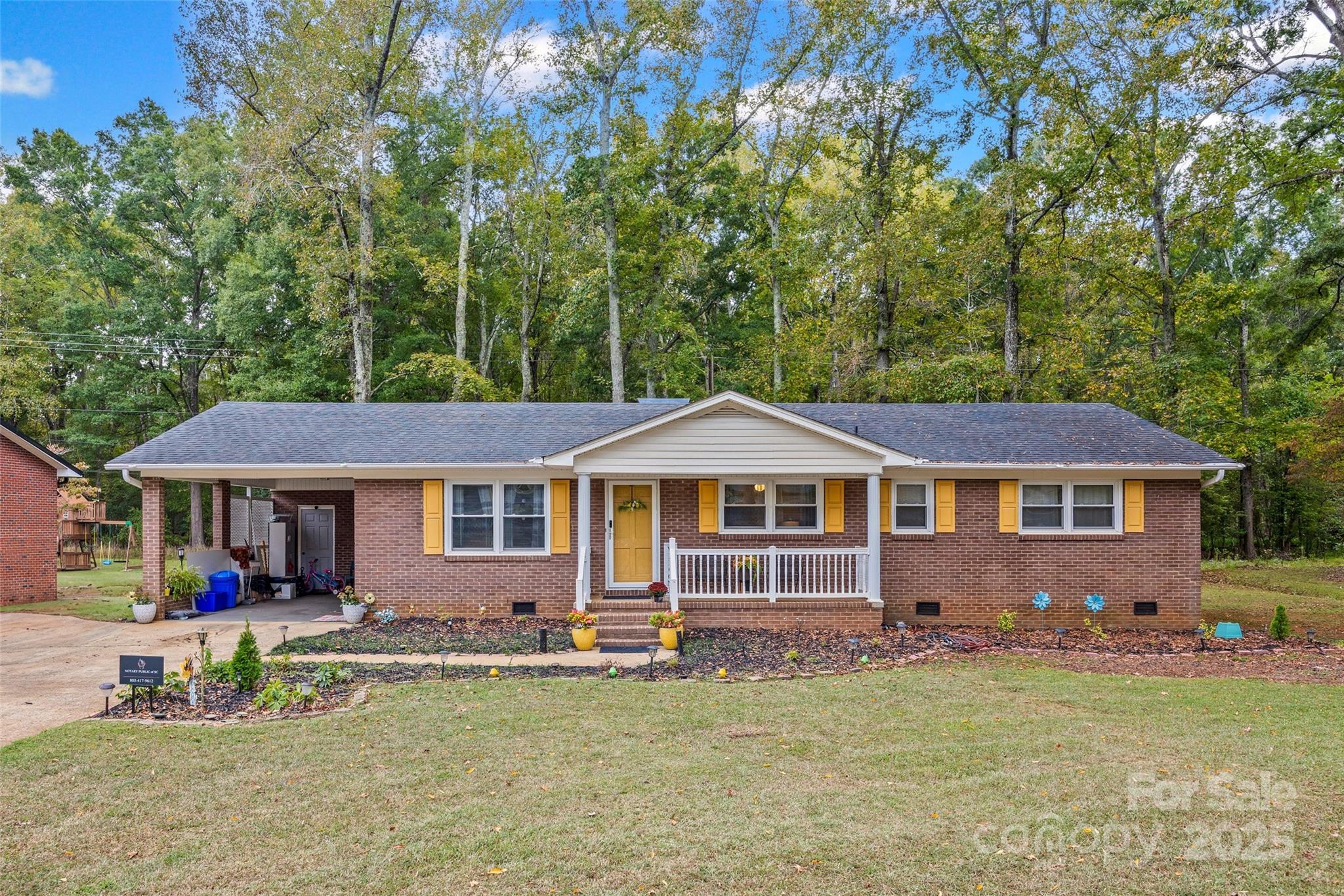 This charming full-brick ranch has been lovingly maintained and now updated with modern touches. Recent upgrades include luxury vinyl plank flooring throughout the main living areas, a new dishwasher and refrigerator, an enclosed laundry room off of the kitchen entry, vapor barrier added, a brand new gas water heater, and a replaced HVAC compressor (June 2025). Step inside to a welcoming sitting room before entering the living room that flows into the dining room and features a brick gas fireplace—perfect for crisp fall and winter evenings. The adjoining kitchen and breakfast area provide a comfortable space for everyday living. Three bedrooms, a full bath, and a private half-bath in the primary suite complete the layout. Outside, you’ll find a spacious yard with a patio and pergola in a well-established neighborhood with no HOA. Conveniently located near Winthrop University and Cherry Park, this home is filled with character and potential, ready for its next chapter.Don’t miss your chance to make it yours—schedule a showing today!