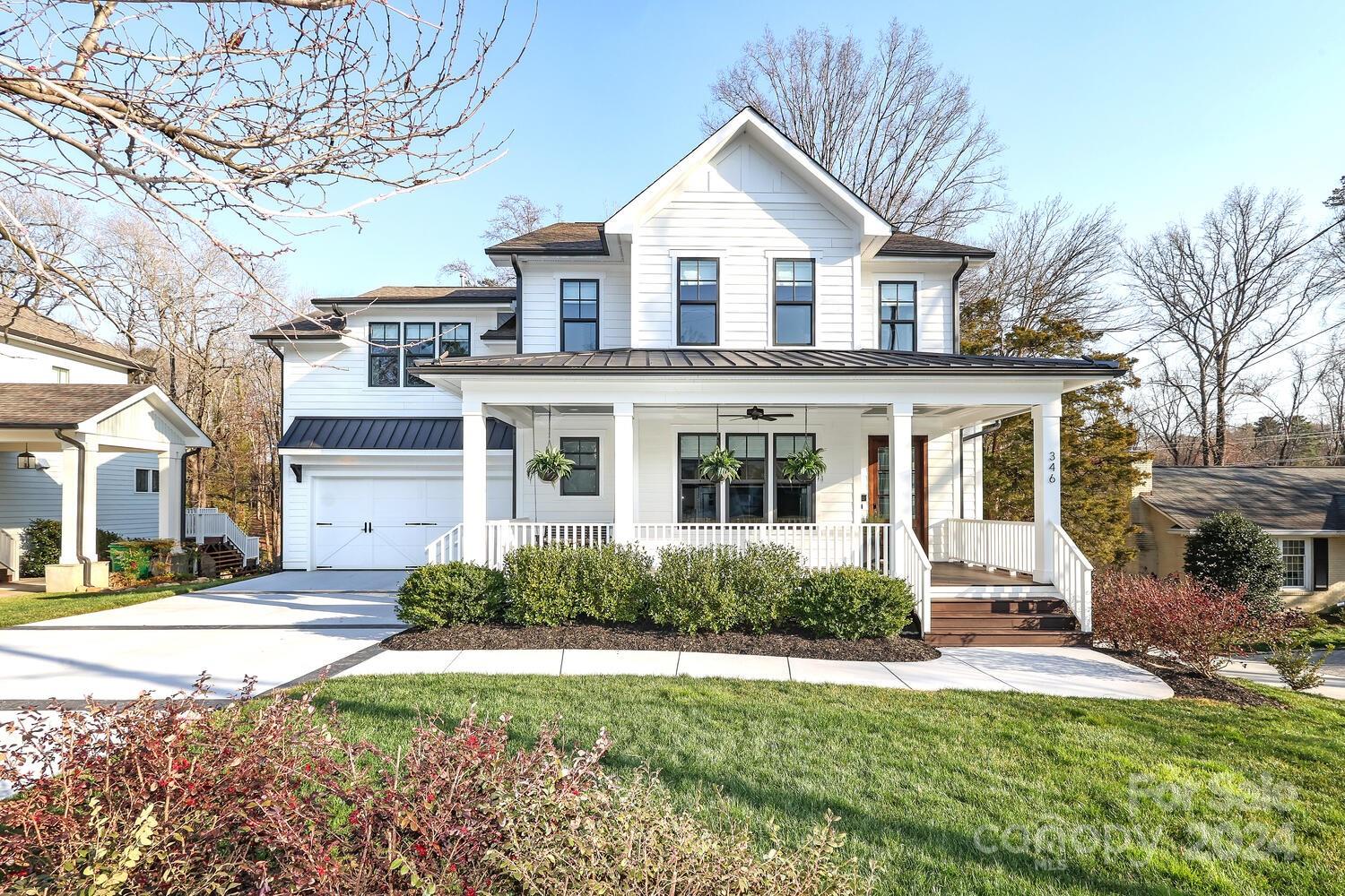 Gorgeous Cotswold home in immaculate condition with all the bells and whistles. The inviting front porch welcomes you to enter this light filled and modern floor plan with generously sized flowing rooms perfect for entertaining. The main level features high ceilings, beautiful molding, and wood flooring throughout. The great room opens to a chefs kitchen and breakfast area overlooking the serene backyard oasis. Directly off the kitchen is a beverage station & wet bar, a super convenient office or homework/art flex space, formal dining room currently set up with a billiard table, and a guest suite. The 2nd level features the gracious primary suite with beautiful bathroom and private screened porch. Additionally, there are three bedroom suites that include walk in closets and a large laundry room. The lower level offers a wonderful gathering space with a large bonus room, kitchenette, ensuite bedroom, & amazing storage room that opens to a dreamy paver patio w/ outdoor kitchen & fire pit