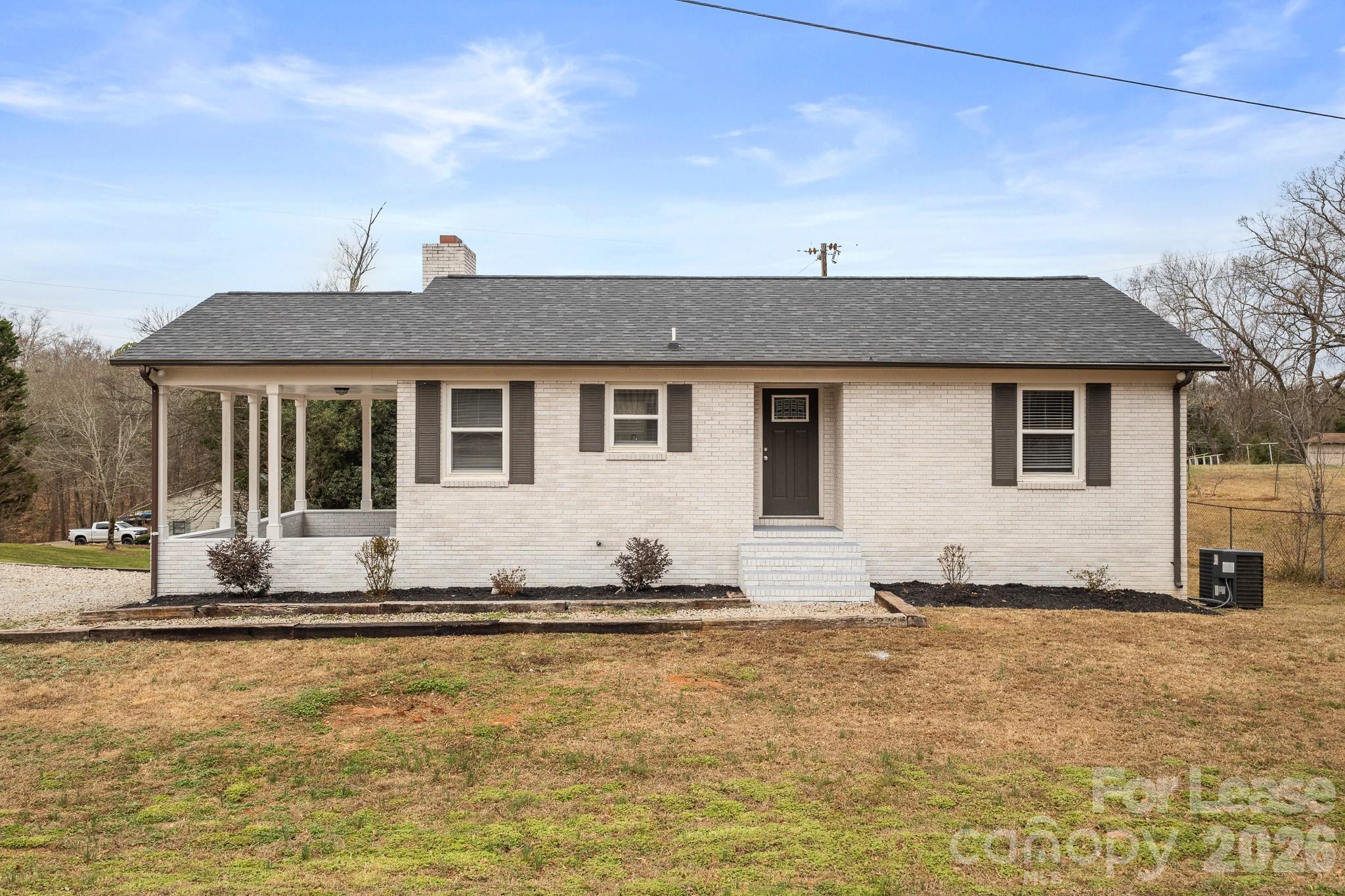 Beautiful Brick Ranch Home with FULL Walk-out Basement UPDATED and ready for you! Walk onto designer LVP Flooring throughout this entire home. Open Floorplan! Great room is a good size and features a Ceiling Fan, Fireplace and French Doors that lead out to the HUGE Covered Side Porch. (Fireplace is being rented AS IS. Kitchen is all new and features White Cabinets with Dallas White Granite and SS Appliances including a Refrigerator! Walk down the Hallway to a Guest bedroom and the Guest Bathroom that features a single white granite vanity with a tub/shower combo. Primary is on the main floor and features a Standard room with standard closets. Primary bath mirrors the Guest bath with a single white granite vanity and tub/shower combo. Finished basement is HUGE and has lots of potential. HUGE Open space perfect for whatever you might need! Additional Bedrooms in the Basement. There is a total of 4 rooms that can be Bedrooms. Note: Initial Pet Deposit is $350 then it is $25/month. NO Application Fee with these Documents: Seller requires 2 Years of W-2's or page 1 of last 2 years tax returns, Recent Credit check, last 2 paycheck stubs. Application in Attachments