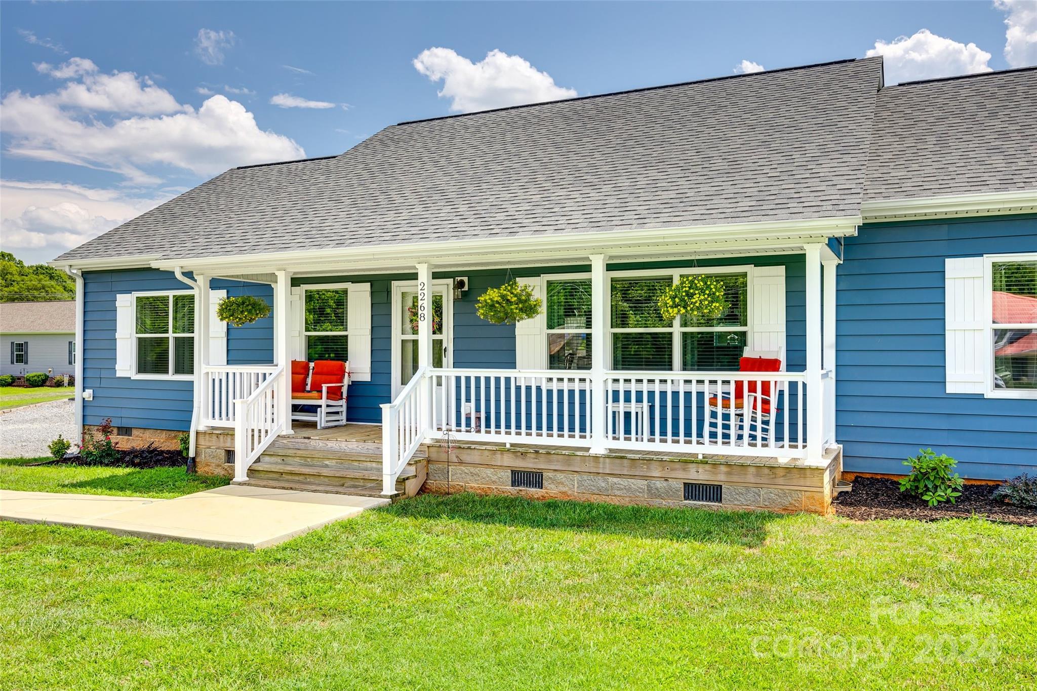 Beautiful, nearly new home with your own backyard pool oasis and a DREAM detached garage/shop!    Immaculately maintained, you'll love the open & spacious floor plan of the living, dining & kitchen. The kitchen features plenty of cabinet & counter space, with a large walk-in pantry.  Entertain in the dining area with a beautiful shiplap accent wall, or carry your entertaining outside to the covered deck & large, fenced backyard around the pool.  You'll love the size of the primary bedroom, offering ample storage & a relaxing ensuite bathroom featuring a large walk-in shower.  A homeowner will appreciate the attention to detail of this home, including the upgraded vinyl siding that insulates against the Carolina heat, helping your utility bill.  The pride of home maintenance continues in the 25x30 detached garage with front & rear access, electricity & concrete floors.  All in the charming country setting of Edgemoor, just 15 minutes from downtown Rock Hill. This home is a true gem!