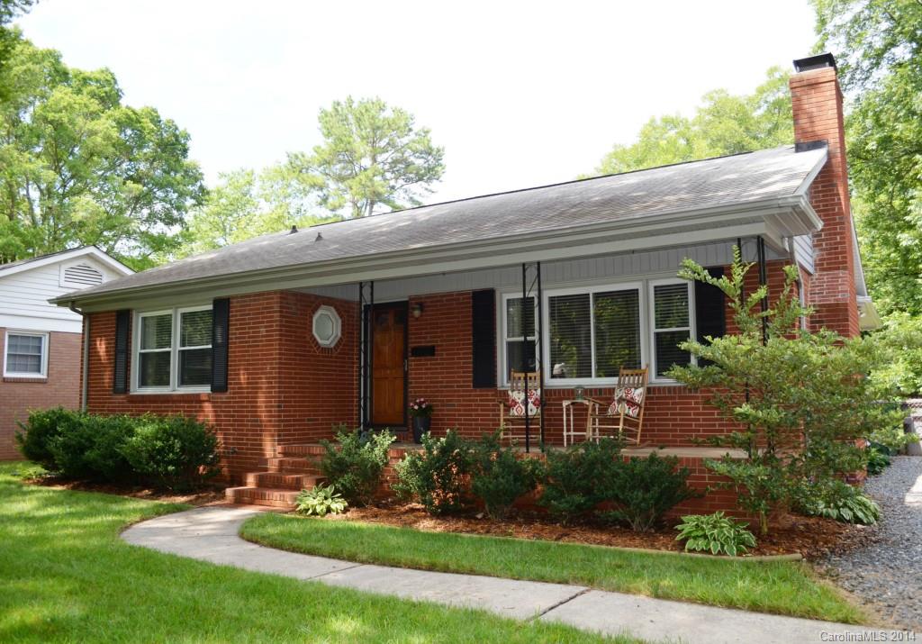 Brick home in popular neighborhood. Newly refinished wood floors throughout. Remodeled eat-in kitchen - butcher block counters, bead-board cabinets, full appliance package. Remodeled full bath has subway tile tub surround with built-ins + glass block window. 3 good size BedRms with large closets, 1/2 bath in Master. Spacious Living Rm has fireplace. Replacement windows,  2008 HVAC with new duct work, utility room has washer/dryer + laundry/mud sink. Fenced yard, covered back porch & outbuilding.