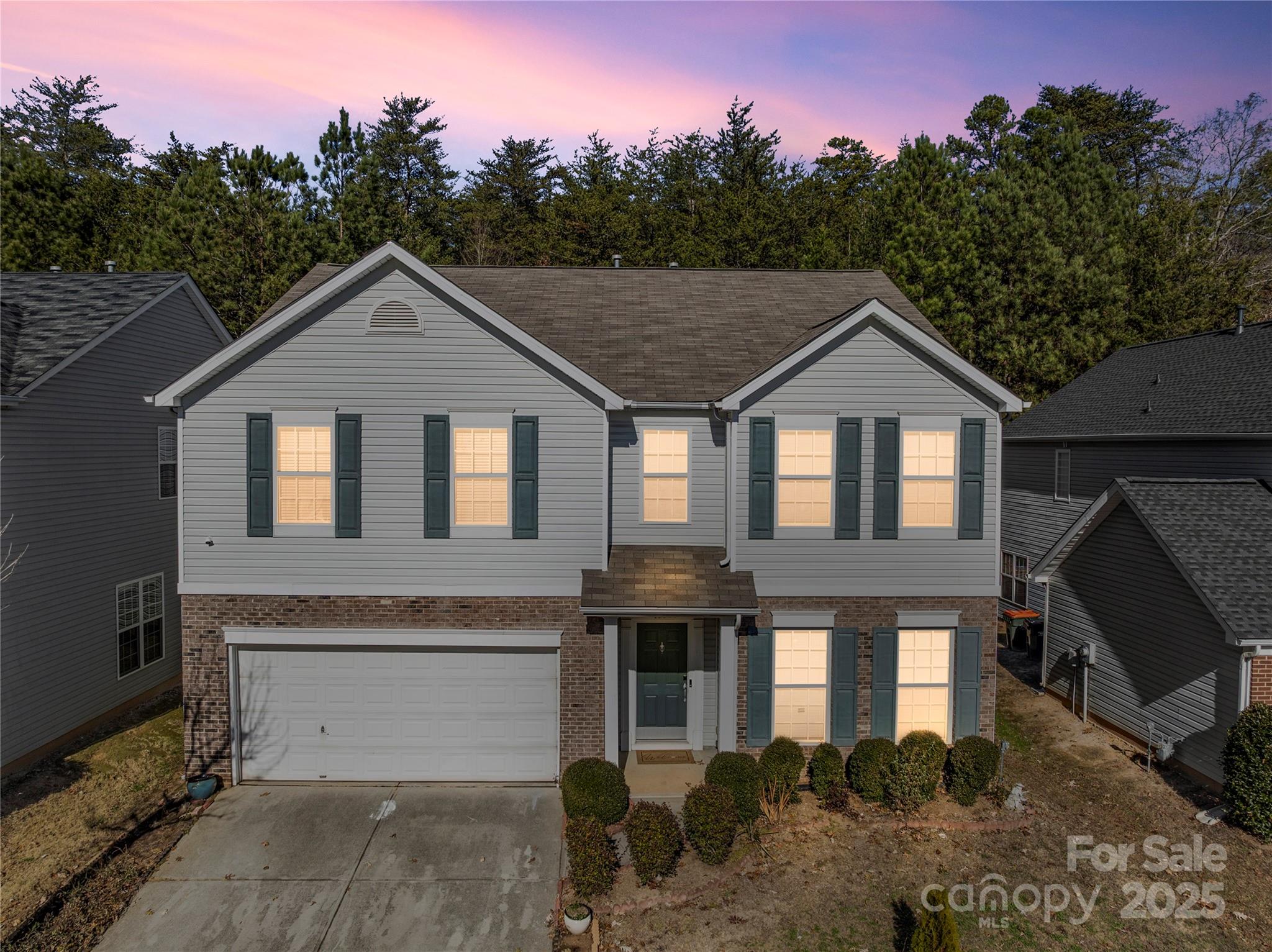 Welcome to this beautifully updated 5-bedroom, 3-bathroom single-family home, offering a blend of comfort, style, and functionality in a prime location close to shopping and dining. The heart of the home is the open kitchen concept, complete with a breakfast nook, that flows seamlessly into the great room with a cozy fireplace perfect for relaxing on fall and winter days. A formal dining room sits just off the kitchen and connects to a formal living room, creating an ideal space for entertaining guests. The first-floor bedroom is perfectly suited for in-laws or guests, with a full bathroom nearby for added convenience. Upstairs, a large loft provides additional living space and sits just off the expansive primary suite, which is spacious enough to include a private sitting area. The upper level also includes three more bedrooms, each offering ample living space, as well as the laundry room to eliminate the hassle of carrying clothes up and down stairs. This home has been thoughtfully updated with brand new LVP flooring (2024) on the second level and staircase, refurbished hardwoods on the main floor, and fresh paint throughout (2024). A new roof installed in 2023 ensures peace of mind for years to come, Additional highlights include a huge two-car garage and a cozy back patio, perfect for outdoor entertaining or quiet relaxation. With its modern updates, spacious layout, and unbeatable location near shops, restaurants, and conveniences, this home truly has it all. Schedule your private tour today!