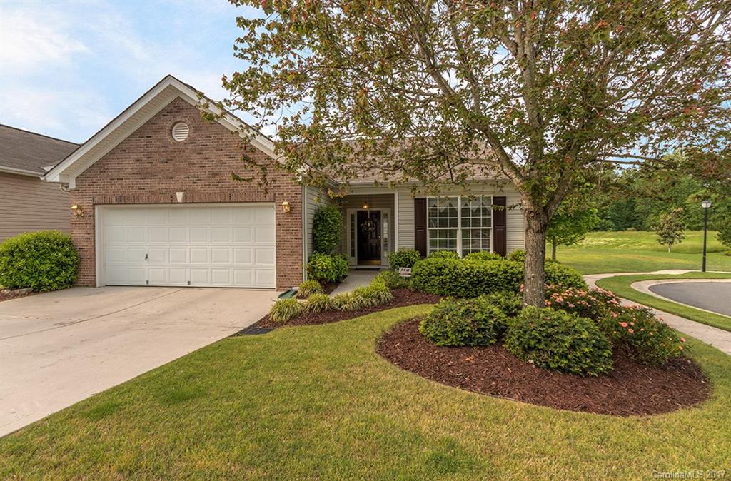 Wow!  Low maintenance ranch with a waterview!!  2BR's & 2baths, Living Rm & Dining Rm (could be office or BR's), Kitchen w/breakfast area, Great Room w/Vaulted Ceiling, 2 car garage, covered rear patio overlooking the water, beautifully landscaped, irrigation, well maintained, newer HVAC ('13) & Roof ('14).  Community features include walking trails, pool, & tennis courts. Buyer/agent to verify all pertinent info necessary in the decision making process, ie., sq.ft., schools, age, lot size, etc.