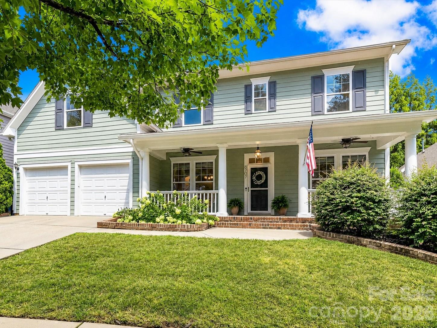 Welcome to this beautifully maintained 4-bedroom, 2.5-bath home offering the perfect blend of comfort, style, and everyday functionality in a highly desirable community just minutes from Lake Norman. A welcoming covered front porch with ceiling fans sets the tone for the inviting interior, where an open floor plan is filled with natural light and thoughtfully designed living spaces. The spacious Great Room with a cozy gas fireplace flows seamlessly into the well-appointed kitchen featuring quartz counters with a coveted waterfall island, stainless steel appliances, tile back splash, breakfast area & pantry and dining area. These spaces create the perfect setting for entertaining or everyday living. Upstairs, a versatile loft provides flexible space for a media room, home office, playroom, or second living area, while the oversized primary suite offers a peaceful retreat complete with abundant windows, a generous walk-in closet, and a luxurious ensuite bath featuring dual vanities, a soaking tub, separate tiled shower, and private water closet.
Three additional spacious bedrooms share a well-appointed full bath, while the convenient upper-level laundry room adds everyday ease. Step outside to enjoy the expansive deck & extended paver patio overlooking a private, tree-lined, fenced backyard with plenty of room for outdoor dining, relaxing, or play. Community amenities include a resort-style swimming pool, playground, clubhouse, and convenient access to the scenic McDowell Creek Greenway with miles of paved trails for walking, running, and biking. Ideally located near Lake Norman, shopping, dining, parks, and major commuter routes, this exceptional home offers the lifestyle today's buyers have been searching for. This home is a MUST SEE!