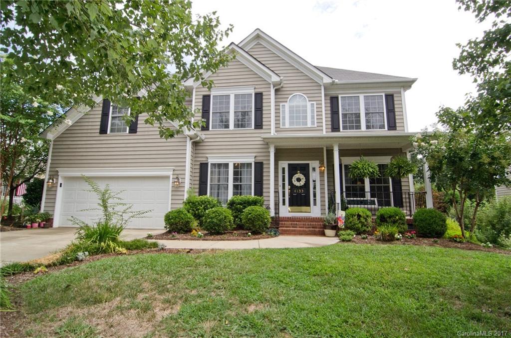 Lots of room for the family!!5BR/2.5 baths with office, "teen" room, large dining, kitchen open to great room & a SUNROOM. Spacious master bedroom and bath. Back yard with gazebo, water feature, fire pit, & English garden.  Great entertaining house with flow!Oversized deck overlooking the magnificent backyard and very private! Rocking chair front porch,top rated school district,close to brand new aquatic center,across the street from elementary school,close to everything!Neighborhood pool!