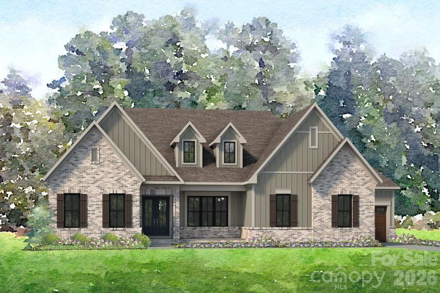This charming three-bedroom home designed with comfort and connection in mind. Its open-concept layout seamlessly blends the spacious kitchen and family room, creating an ideal space for entertaining or relaxing at home. The thoughtfully planned design places the large primary suite in a private wing for added tranquility, while two additional bedrooms are tucked off the family room, offering comfort and privacy for family or guests. The upstairs features a generously sized bonus room with full bathroom - the perfect space for a private guest retreat, media room, or playroom. You will also enjoy a spacious screened porch located off the family room, with a floor to ceiling brick exterior fireplace. This is the perfect space to enjoy your morning coffee on a cool morning. Ideally situated minutes from Concord’s vibrant dining, shopping, and entertainment, as well as convenient access to Atrium Health Cabarrus and Charlotte, Cordera offers the perfect balance of seclusion and connectivity.
*New Construction. This home is currently under construction. Since this is an active jobsite, we request contacting a Representative before entering the jobsite.