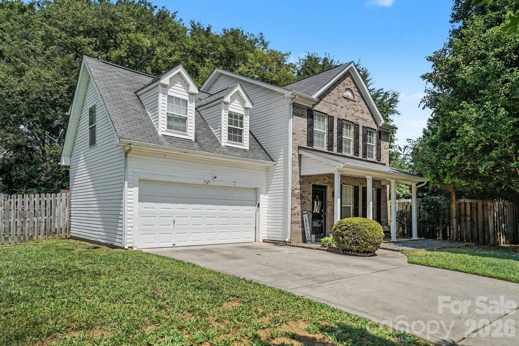 Welcome Home to this beautiful and well-cared-for 3-bedroom, 2.5-bath two-story home with an upstairs bonus room in the desirable Davis Ridge community! Conveniently located near I-485, Uptown Charlotte, Huntersville, the University area, and major highways, this home offers comfort, style, and an unbeatable location.

Step inside to a functional open layout designed for everyday living and entertaining. Cozy up by the gas log fireplace in the spacious great room—perfect for relaxing evenings at home. The large kitchen is a chef’s dream, featuring an island, serving area, abundant counter space, and cabinets galore, providing plenty of room to prepare and enjoy your favorite meals.

Situated on a generous 0.43-acre lot—one of the largest lots in the neighborhood—the spacious side yards provide added privacy and endless possibilities for outdoor enjoyment. With spacious bedrooms, inviting living spaces, and a move-in-ready feel, this home truly has it all.

Enjoy easy access to walking trails connecting to Clarks Creek Nature Preserve, along with outstanding community amenities including a sprayground, playground, pickleball courts, basketball courts, separate dog parks for large and small dogs, picnic shelters, restrooms, and a community garden. It is the perfect setting for family activities, sports, outdoor fun, and nature walks.

Financing Special Available: This home qualifies for a lender credit of up to 1% of the loan amount toward closing costs when using the preferred lender. Amount is subject to loan type and buyer qualification. Hurry—this one will not last long! Please provide a 2-hour notice for showings.