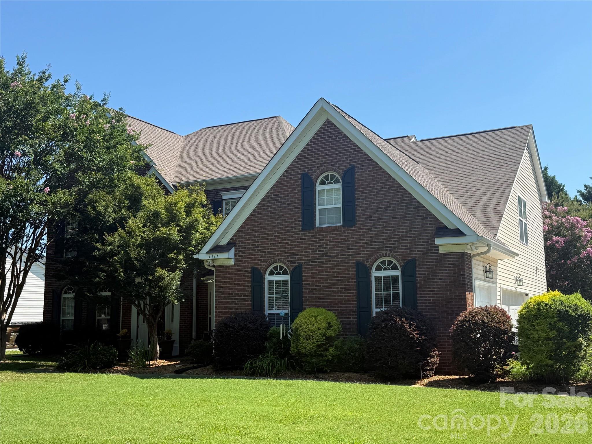 Welcome to this beautiful, move-in ready home located in one of the area's most desirable neighborhoods-Stonegate! This spacious 5-bedroom, 2.5-bath home offers an exceptional floor plan designed for both everyday living and entertaining. The main level features gorgeous hardwood floors, a spacious kitchen with double ovens, abundant cabinetry, a bar area, a formal dining room, and a stunning fireplace that creates a warm and inviting living space. You'll also appreciate the generous storage throughout the home. Upstairs, you'll find all five bedrooms along with plenty of additional living space, offering flexibility for a media room, playroom, home office, or bonus area. The home also features two staircases, adding both convenience and architectural charm. Outside, the 3-car garage provides ample parking and storage. Residents enjoy outstanding neighborhood amenities, including scenic walking trails, a community pool, and a clubhouse. This exceptional home combines space, comfort, and an unbeatable location—don't miss your opportunity to make it yours!