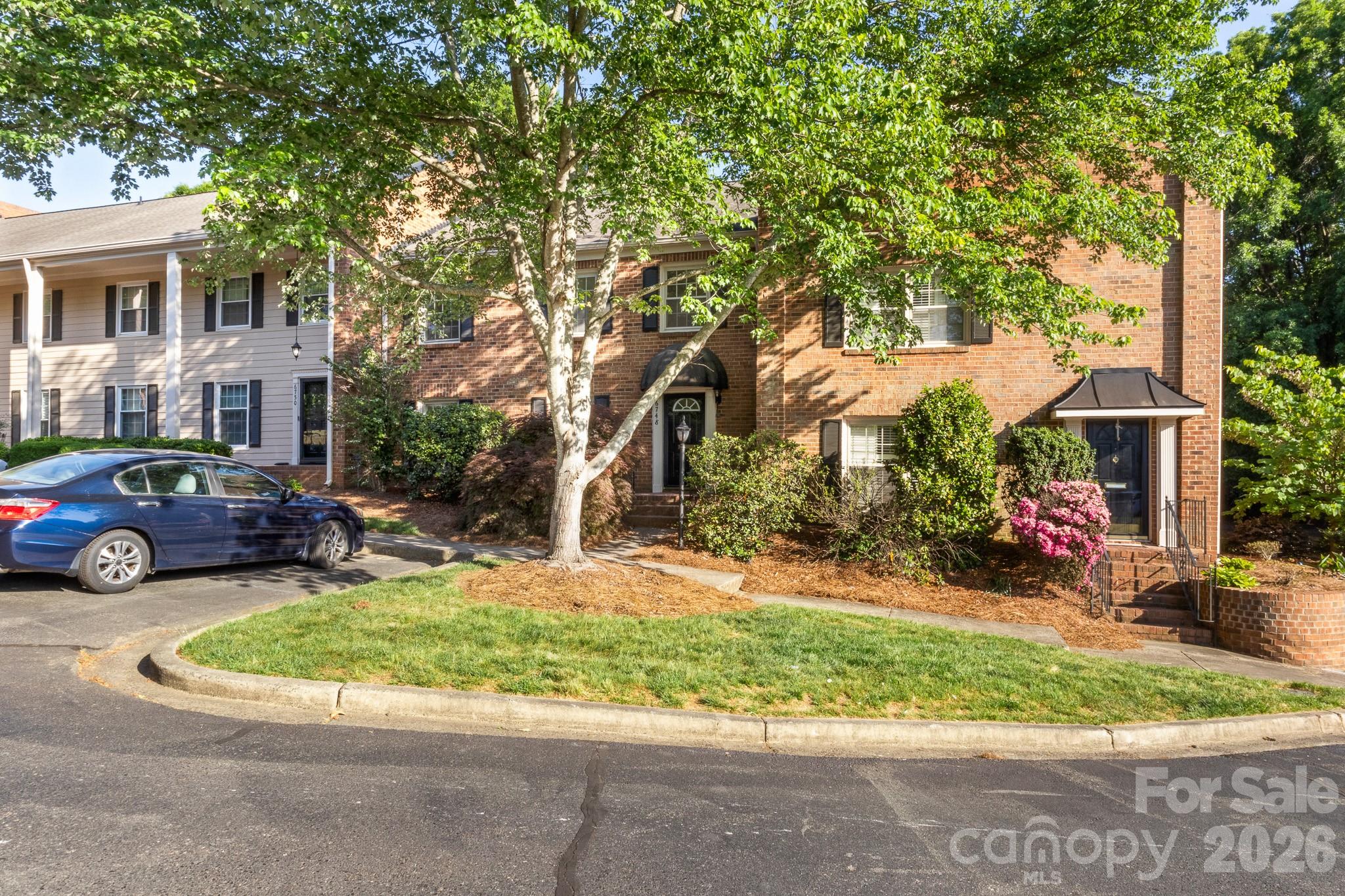 NEW Windows throughout this unit! BEAUTIFUL, newly refreshed townhome ready for you to make it your own personal escape! Walk into the home onto the main floor featuring luxury LVP flooring throughout the entire floor! This floor is home to all main living areas and the laundry. Great Room is spacious and hosts a set of built in shelves, ceiling fan, and Gas fireplace! Lots of room for entertaining in the rest of the home thanks to the Breakfast Nook, Dining Area, and AWESOME sunroom! Kitchen is STUNNING w/Granite Countertops, NEW SS Appliances, and TONS of cabinet space! UP: all bedrooms are upstairs and have plush carpeting. Primary suite is nice and spacious, featuring modern ceiling fan and full bath w/single granite vanity & tub/shower combo! Both guest beds are ample in size and share the additional full bath w/dual granite vanity & tub/shower combo. Enjoy the quaintness and privacy of the brick patio out back! This community has a lot to offer: clubhouse and pool, tennis/pickleball courts, and a pond! A lot to love in this property, come take a look today!