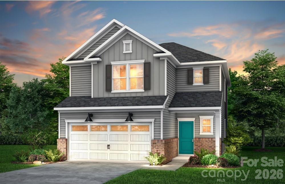 The Harris is a 4-bed, 3-bath two-story home featuring an open kitchen with KitchenAid stainless steel gas range, microwave and dishwasher.  The Sunroom leads to a rear patio great for outdoor entertaining.  Master-planned neighborhood conveniently located minutes away from the Rivergate Shopping Center, Carolina Premium Outlets, McDowell Nature Preserve, and Lake Wylie, and in close proximity to the Charlotte Douglas International Airport and Uptown Charlotte.  HOA fees includes High-Speed Internet and TV service, with amenity center, pool, playground and dog park.
