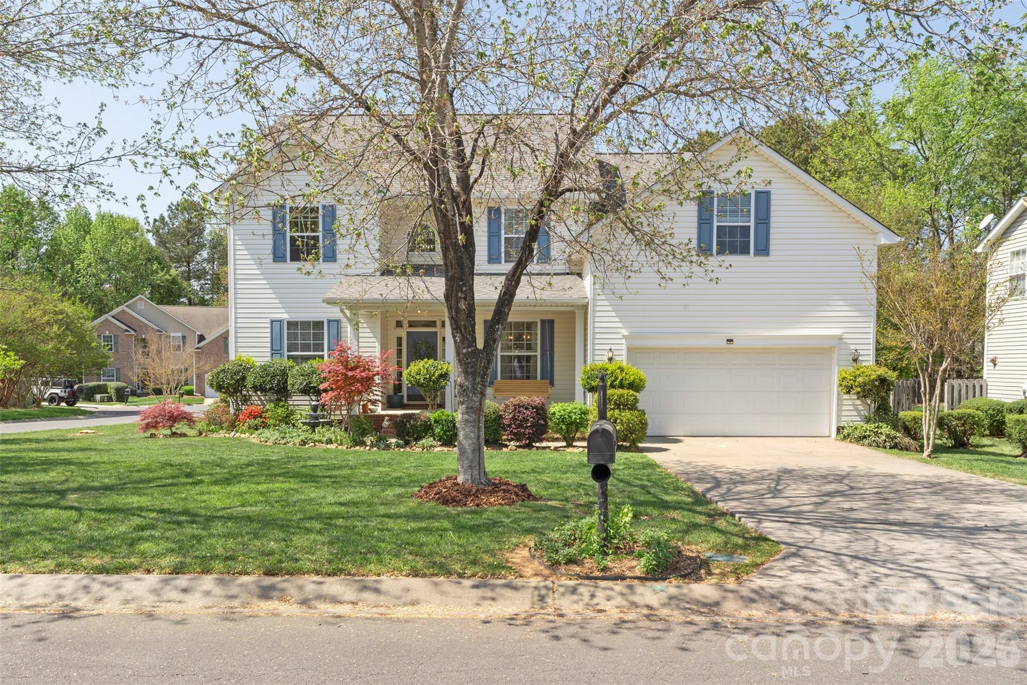 As soon as you step in the door you are greeted with warmth and openness. Downstairs showcases a gourmet kitchen with tons of cabinets as well as high-end stainless steel appliances. A separate dining room as well as an eating area off of the kitchen that flows out to the covered deck and fenced backyard where you will find an abundance of blooming flowers and raised garden beds. Upstairs you will find a large primary bedroom with a huge walk-in closet and plenty of room for all of your furniture and a king-sized bed. There is also a large room over the garage that has the flexibility to be another bedroom, playroom, craft room or whatever you can imagine. HVAC system was replaced in the summer of 2025. LVP installed throughout the lower level installed in September of 2024. Lots of upgraded light fixtures and ceiling fans.