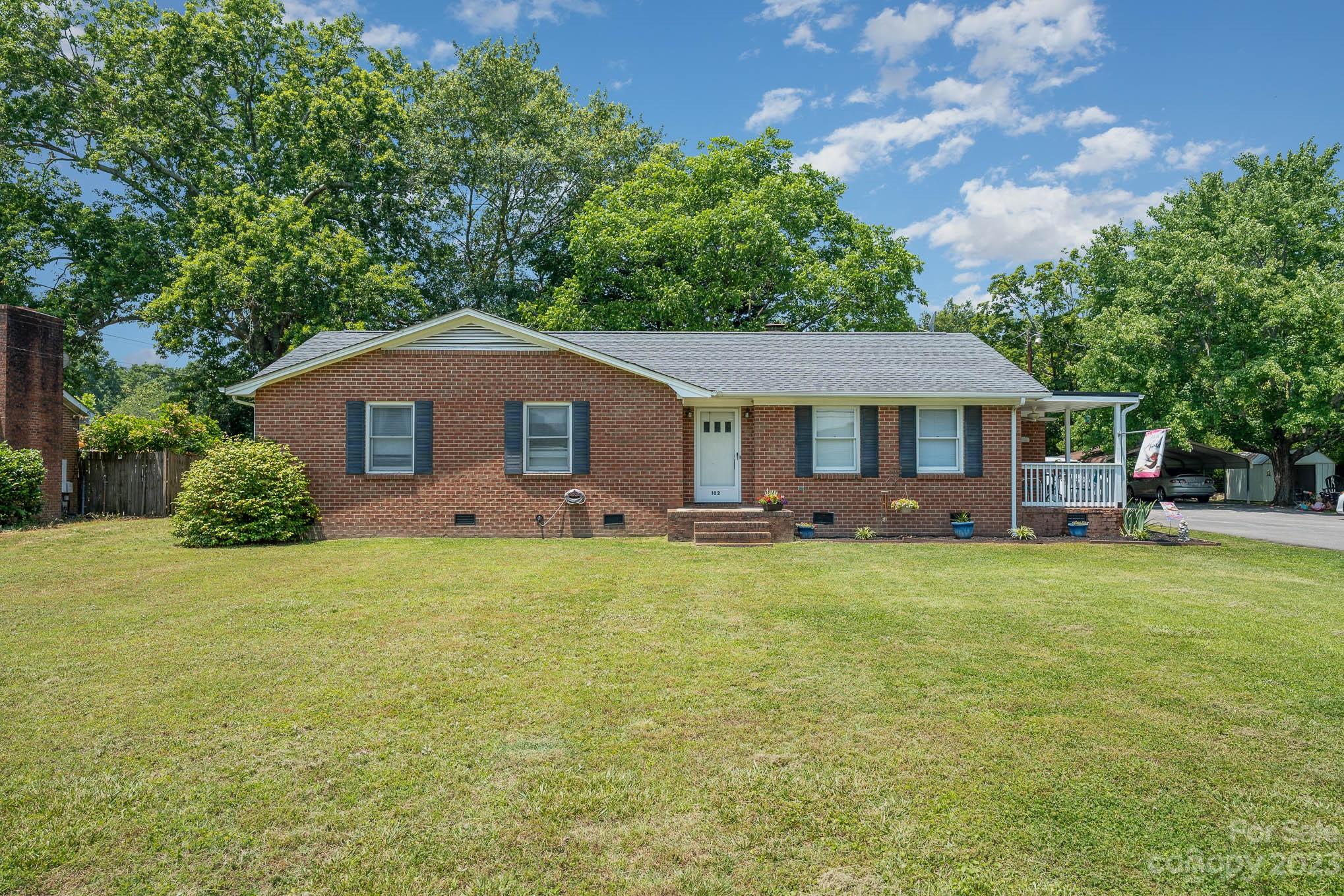 Get this one while it's available! Perfect starter home offering 3 bedrooms and 2 bathrooms in a prime location. Plenty of room to install a workshop, detached garage or carport at the end of the driveway. In the past 2 years the seller has replaced the HVAC, installed a tankless water heater, paved driveway, added LVP Flooring in kitchen, hallway, and one bedroom. The storage building will not convey, nor will the refrigerator, washer or dryer. Please call listing agent with any other questions.
