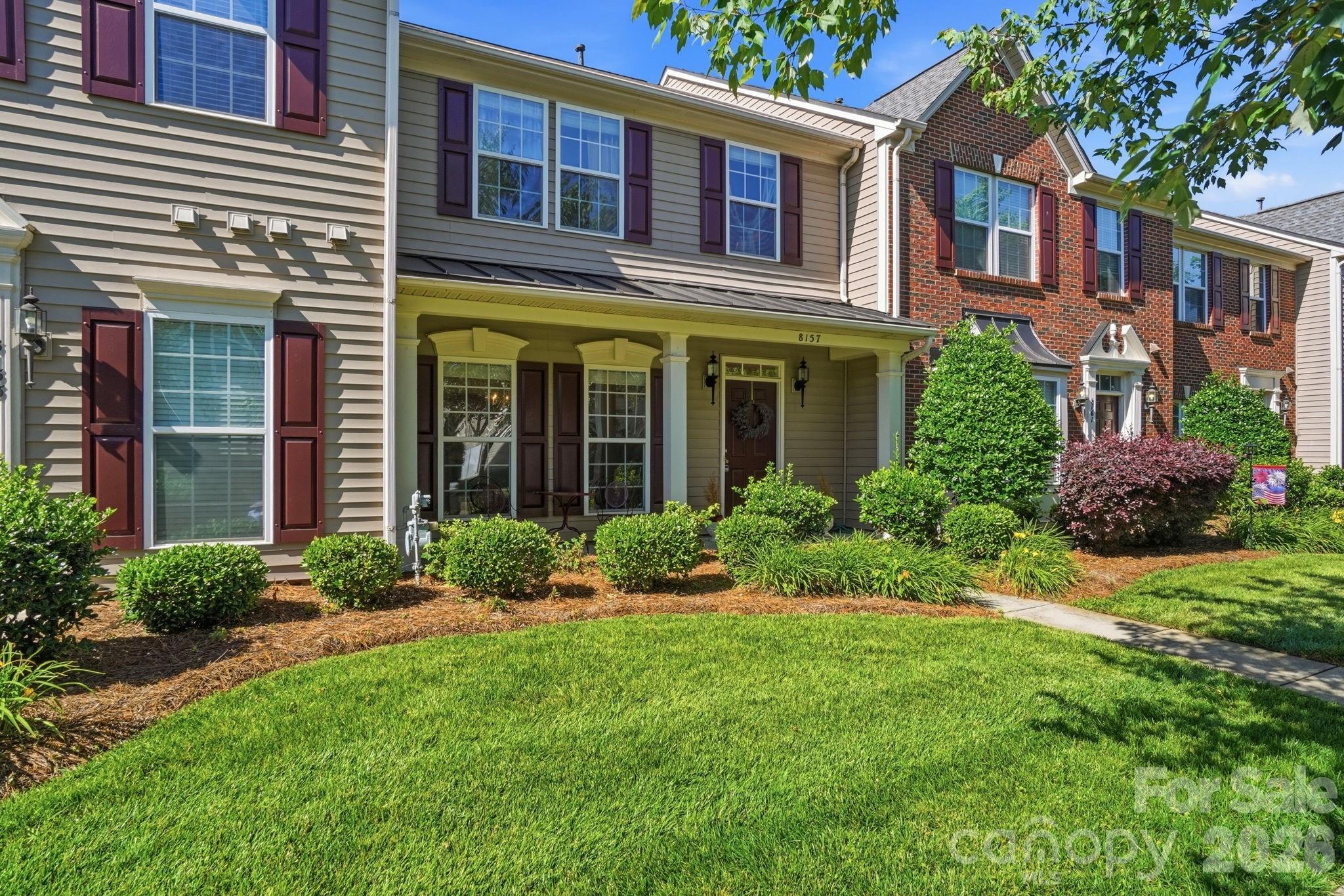 Welcome to this beautifully maintained 3-bedroom, 2.5-bath townhome in highly sought-after Gilead Ridge. Offering approximately 1,805 square feet of thoughtfully designed living space, this home combines elegance, comfort, and convenience in one of Huntersville's most desirable communities.

The main level features rich hardwood flooring, a spacious formal dining room with extensive trim details, and an open-concept layout ideal for both everyday living and entertaining. The well-appointed kitchen boasts granite countertops, abundant cabinetry, a breakfast nook, and a large breakfast bar that overlooks the expansive family room filled with natural light from oversized windows and transoms.

Upstairs, retreat to the spacious primary suite featuring a tray ceiling, oversized walk-in closet, dual vanity, relaxing garden tub, and separate glass-enclosed shower. Two additional bedrooms, a full bath, and convenient upper-level laundry complete the second floor.

Enjoy outdoor relaxation on the private rear deck and the convenience of a detached two-car garage. Community amenities include a clubhouse, outdoor pools, playground, and recreation area. Ideally located just minutes from Birkdale Village, Lake Norman, Northcross Shopping Center, restaurants, parks, and I-77, offering easy access to Charlotte and the entire Lake Norman area.

Move-in ready and meticulously maintained, this home offers the space, features, and location today's buyers are searching for.
