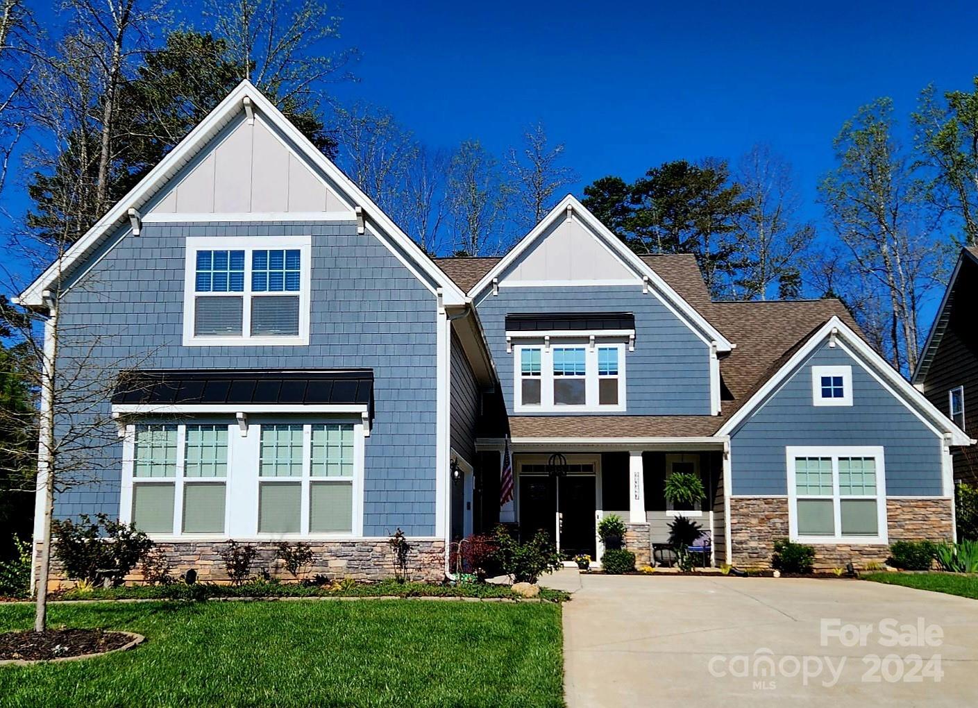 Move in ready 5 bedroom, 4.5 bathroom house located in beautiful Cypress Point. Meticulously maintained inside and out. This house offers a first floor primary suite and in-law suite, with full bath, providing flexibility and convenience. The second level features three additional bedrooms, with a jack and jill bathroom, a loft, and a bonus room. Luxury flooring throughout the home, with gourmet kitchen with large island and granite countertops. Covered patio with built in BBQ for outdoor entertainment. Great landscape and private lot. Additionally, residents will have access to the neighborhood pool, clubhouse, and playground. Close to the Lake! Award-winning Clover Schools, and short drive to Charlotte.