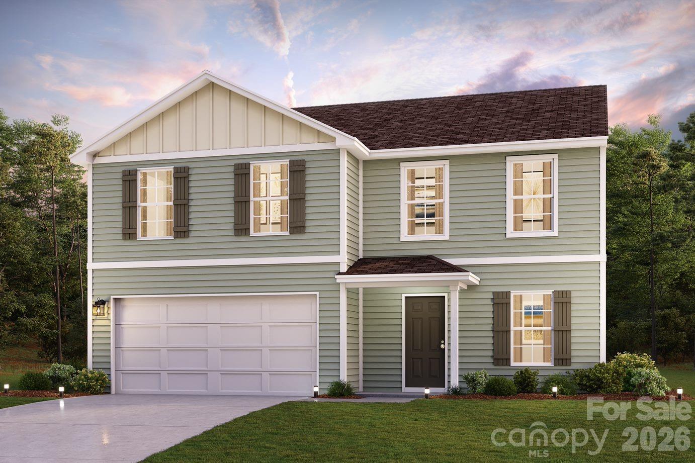 "Be charmed by this new construction home in the vibrant The Reserve at Green Needles! The stylish Essex Plan this is a 2-story gem offers a spacious open layout perfect for entertaining and everyday living. The inviting kitchen features elegant cabinetry, Quartz countertops and LG appliances, including a range with a microwave hood and a modern dishwasher. The main floor also includes a versatile flex room and a chic half bathroom for guests.
Upstairs, unwind in the tranquil primary suite with a  en-suite bathroom and a generous walk-in closet. Three additional bedrooms with walk-in closets share a full bathroom. A cozy loft and a convenient walk-in laundry room enhance functionality. Energy-efficient Low-E windows and a one-year limited home warranty complete this exceptional home.  "