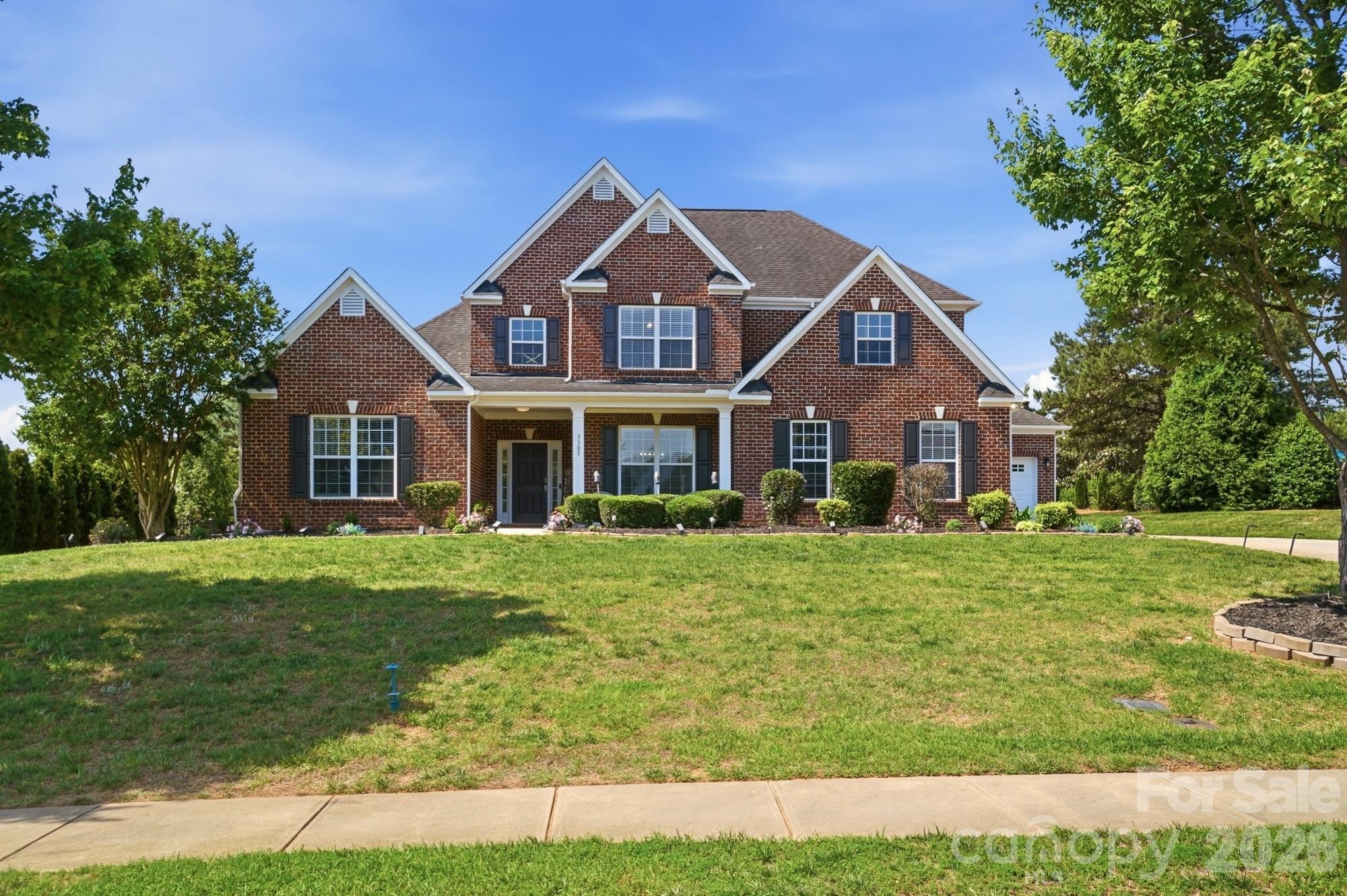 Beautiful 4 bedroom/3.5 bathroom home with primary bedroom on main floor in desirable Briarcrest community in Waxhaw. Upon entering this home, you are greeted by a large covered front porch that leads you in to a two-story foyer. There is a spacious formal dining room as well as a private office with a farmhouse style door. The primary bedroom is large and offers and updated primary bathroom with jetted shower, dual vanities, freestanding tub, LED mirrors w/defrost, and one side has Bluetooth capability for sound. Both walk-in closet are custom with storage and a shoe system on one side. The living room is very spacious and has a dual-sided gas fireplace that leads to the kitchen/breakfast area. The kitchen has lots of cabinets and counterspace, an island, stainless steel appliances, dual range, custom marble backsplash, quartz countertops and large walk in pantry.  Upstairs offers a spacious loft, an ensuite with large walk in closet and another two bedrooms that share a shower but have their own vanities. Lots of storage include both a two-car and one-car garage. Exterior recently painted and most of interior as well. Beautiful LVP floors. The lot is almost a half acre with convenient access to the community amenities which include an outdoor pool, clubhouse, basketball, tennis, pickleball, playground and picnic area. Desirable Cuthbertson schools. Hurry, you don't want to miss this one.