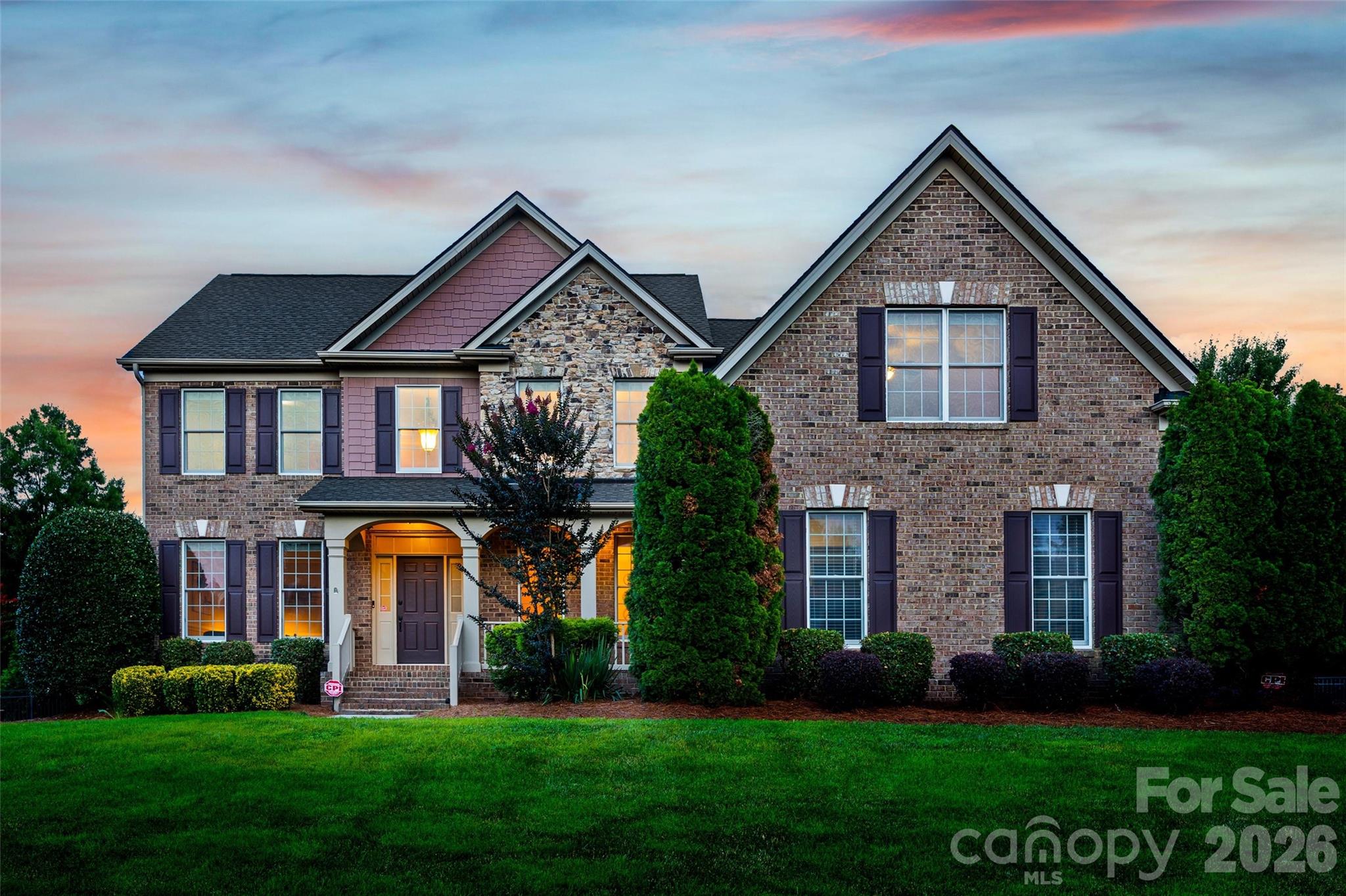 Secure your place in the highly sought-after Marvin Creek, zoned for top-rated Marvin schools. Nestled in a quiet cul-de-sac, this beautifully maintained, move-in-ready home is a short walk to the elementary school.
The main floor features a 2-story foyer, formal living and dining rooms, an office with built-ins, and a half bath. A spacious family room with a cozy fireplace flows seamlessly into the breakfast area and kitchen, complete with dual walk-in pantries and a laundry room with a sink and cabinetry. A 3-season sunroom opens to a flat, fenced yard and a brand-new paver patio (2026) equipped for evening entertaining with string lights and 5000-lumen motion-sensor lighting.
Upstairs, the expansive primary suite is a retreat with a sitting area, custom closets, and a bath featuring updated dual vanities with marble countertops, a soaking tub, and a walk-in shower. The second level hosts a large bonus room with built-ins, an en-suite guest bedroom, and two additional bedrooms sharing an updated dual-sink full bath.
The third-floor sanctuary is an entertainer's dream, featuring space for a second private office or billiards, alongside a dedicated home theater enclave with surround sound and a walk-in closet for storage.
Additional highlights include a full-house surround sound system with a receiver, a 3-car garage with additional golf cart space and overhead storage and a private irrigation well ($0 for watering the lush lawn). 2024 updates: fresh neutral paint, custom blinds in all rooms, and new carpet with upgraded padding. Enjoy Marvin Creek's incredible resort-style amenities: multiple pools, a lazy river, waterslides, a clubhouse, sports courts, a fitness center, and trails.