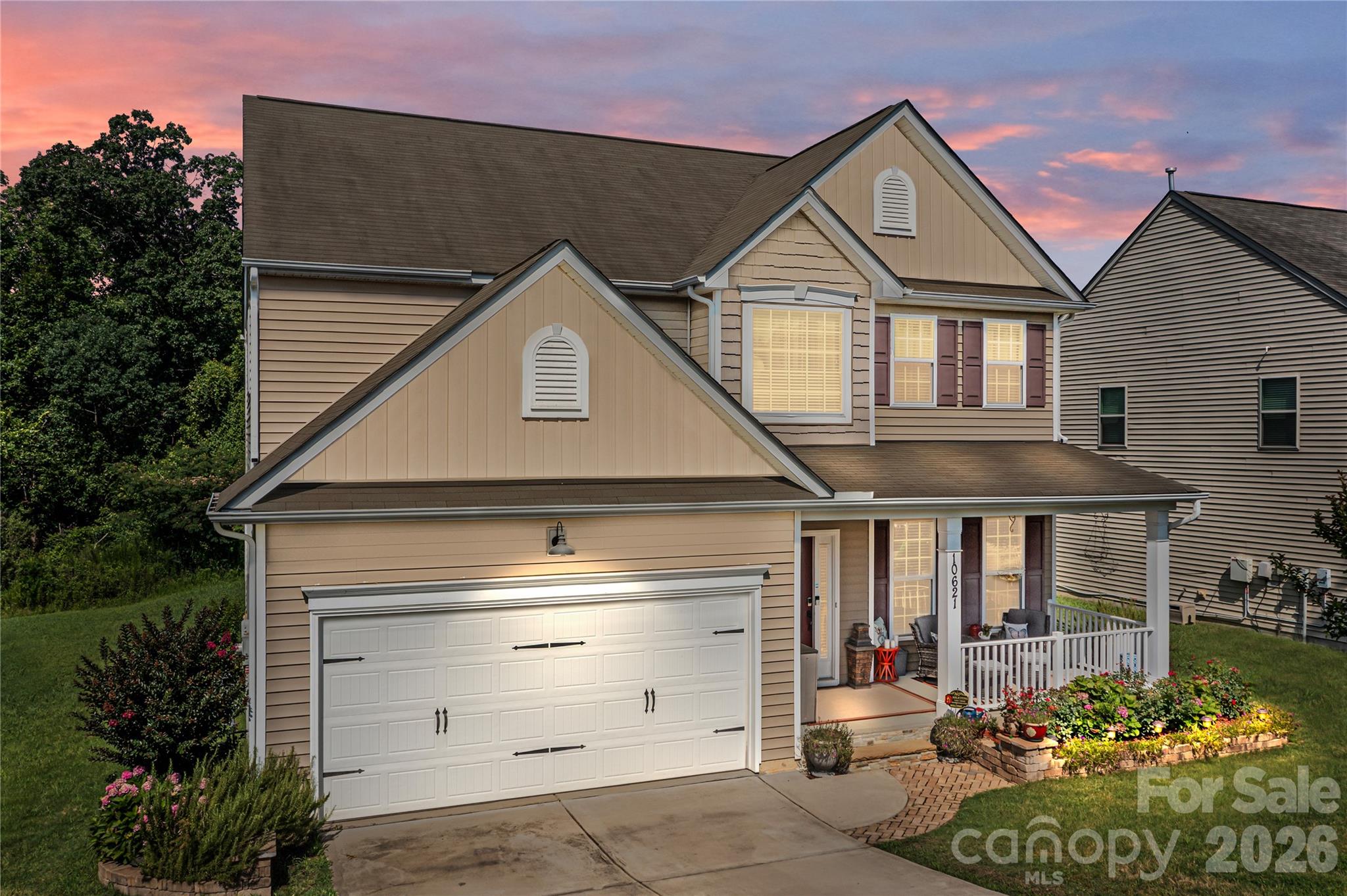Welcome to this immaculately kept home, where thoughtful design meets comfort and function. Unique, custom stonework on the fireplace creates a stunning focal point and carries seamlessly into the kitchen’s bar area, adding character and continuity to the living spaces. The large bedroom with attached full bathroom on the first floor is perfect of a guest or MIL suite. The spacious primary suite offers a serene retreat with a spa-like bathroom that invites relaxation. Modern electric and tech upgrades throughout the home provide ideal setups for remote work, streaming, or immersive gaming. Every detail has been carefully maintained, and the home has been lived in just enough to ensure all the little concerns are already resolved—offering true peace of mind. Step into the backyard and discover a tranquil oasis, perfect for play, pets, or extending your outdoor living. This home is truly move-in ready—designed for both comfort and modern living.