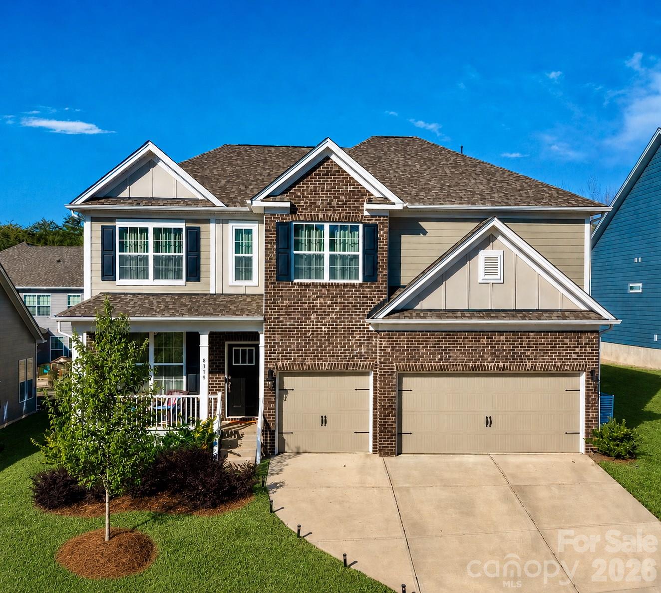 Best value in the community—priced below comparable new construction and ready for immediate occupancy.

Over $30,000 has already been invested in custom exterior improvements, including an extended covered patio, stone pathway, and a dedicated lounge area—creating a level of outdoor living and privacy that typically requires additional time and expense with new construction. The fully fenced yard, enhanced by evergreen plantings, offers a complete and established setting ready to enjoy immediately.

Designed with both functionality and comfort in mind, this Graymount model offers over 3,500 square feet, featuring five bedrooms and four full bathrooms, including a main-level guest suite ideal for visitors or flexible living arrangements. The layout flows naturally, with defined spaces that open into a central living area suited for everyday living and entertaining.

The kitchen is finished with white cabinetry, quartz countertops, a large island, double ovens, and a gas cooktop, opening directly to the main living area anchored by a fireplace and detailed finishes throughout.
Upstairs, the primary suite offers a sitting area, dual closets, and a spacious bath, while a large recreational room provides flexible space for media, fitness, or play.
A post-construction inspection has been completed with items addressed, and the home includes a transferable warranty and active pest service, offering additional confidence to the next owner.

Located in a community with pool, playground, and pond, with convenient access to Hwy 16, shopping, and daily amenities.
A well-rounded opportunity for buyers seeking space, completed upgrades, and immediate livability in Sylvan Creek.