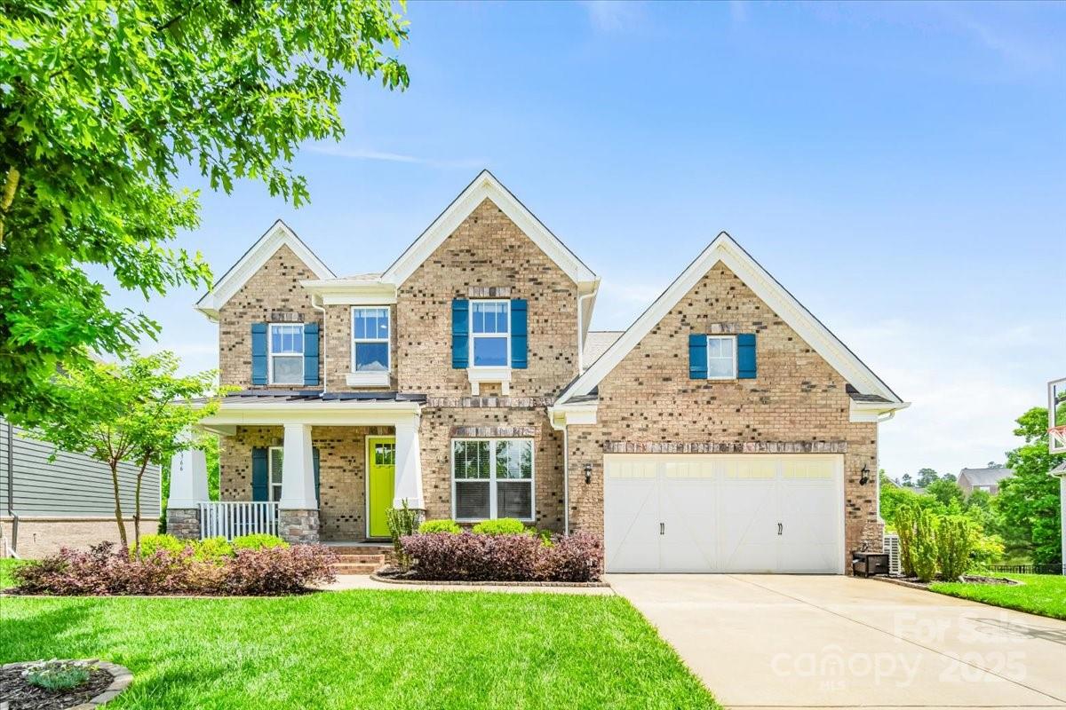Welcome to this beautiful home in the sought-after Habersham community of Fort Mill! This brick-front home features a spacious covered front porch, hardwood floors on the main level, a fully finished basement, and a media room with projector, electronics, and theater-style chairs. Enjoy a built-in indoor/outdoor sound system and a heated/cooled 3-car garage—great for hobbies or storage. A new roof was installed in 2024. Relax under the covered back porch with partial pond views. Community amenities include a pool, clubhouse, playground, walking trails, and a scenic pond with a dock. Located in top-rated Fort Mill schools and just minutes from Baxter Village, Anne Springs Close Greenway, and I-77 for easy access to Charlotte. Don’t miss this one!