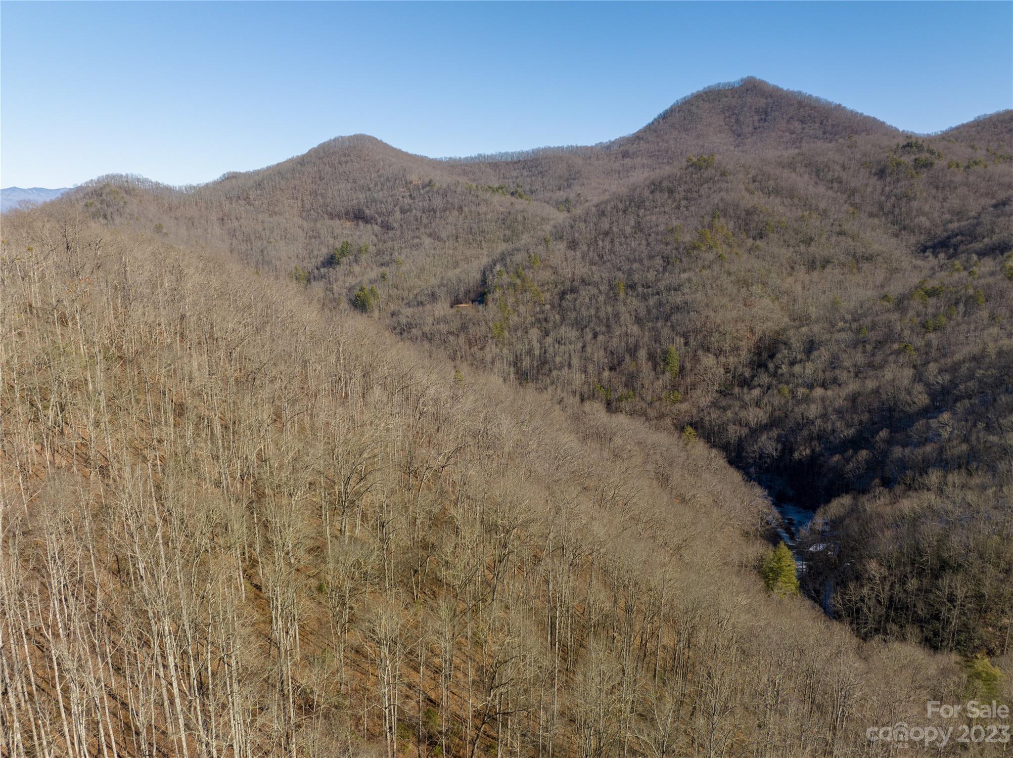 This property in Jackson County, NC, boasts an expansive 19.5+/- acres with a prime location at over 3,000 feet elevation. The parcel offers a unique opportunity as it is unrestricted, providing flexibility for various potential uses. One of the notable features of this property is the impressive 600+ feet of creek frontage, adding a picturesque and serene element to the land. The elevated location not only offers stunning views but also the potential for creative development or personal use. The absence of restrictions allows for diverse possibilities, making this property an attractive option for those seeking a versatile and scenic piece of land in Jackson County.