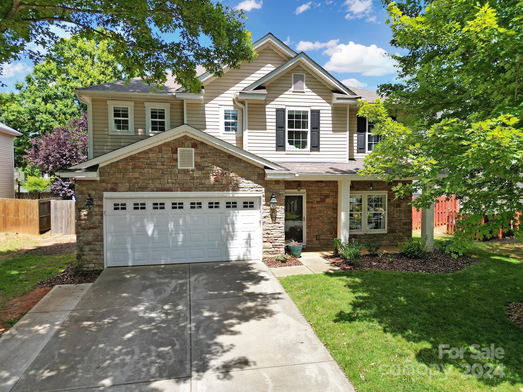 Don't miss the chance to own this beautiful home in highly sought after Madison Green community in Regent Park. The backyard with an in ground pool and gorgeous covered seating area is an entertainers dream. Other features include in ground irrigation system, wood floors, and an open concept floor plan.  Upstairs has 4 bedrooms & large flex room that could work as an office, bedroom, or bonus. All this located in the amazing Fort Mill school district, and located close to I-77 for easy commute access to Charlotte.