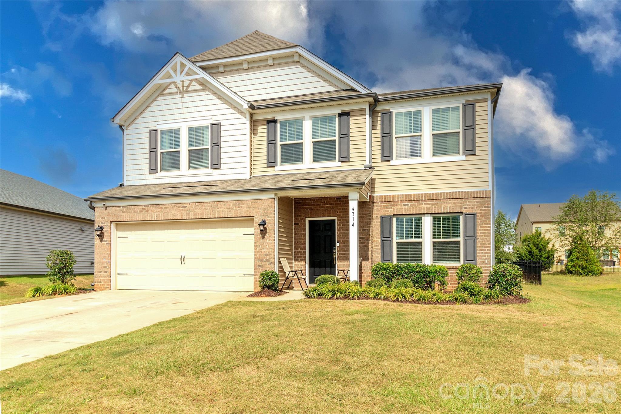 Welcome to 4314 Collingham Drive in Charlotte, located in the Haywyck Meadows community with neighborhood amenities, including a pool and recreational areas.

This beautiful two-story home offers 4 bedrooms, 2.5 bathrooms, and a versatile floor plan featuring two spacious flex spaces—one on the main level and another in the upstairs loft area—providing additional living space throughout the home.

Upon entering, you'll find a dinning room or spacious flex room to the right, creating an inviting addition to the main level. The open-concept floor plan seamlessly connects the kitchen, dining area, and living room. The kitchen features granite countertops, abundant cabinetry, a center island, and ample space for everyday living and entertaining.

Upstairs, the spacious owner's bedroom features a large private bathroom and walk-in closet. Three additional bedrooms, a full bathroom, and a large loft complete the second floor, offering flexibility.

Step outside to enjoy the expansive, nearly level backyard, offering plenty of outdoor space. The attached two-car garage provides parking for two vehicles and easy access to the home.

Ideally positioned near the entrance of the community, this property is located directly across from the neighborhood pool and recreational area. With easy access to I-485 and I-77, the home is conveniently located near shopping, dining, entertainment, and everyday services. Charlotte Douglas International Airport is just a short drive away.

Don't miss the opportunity to own this spacious home in Charlotte's Haywyck Meadows community.