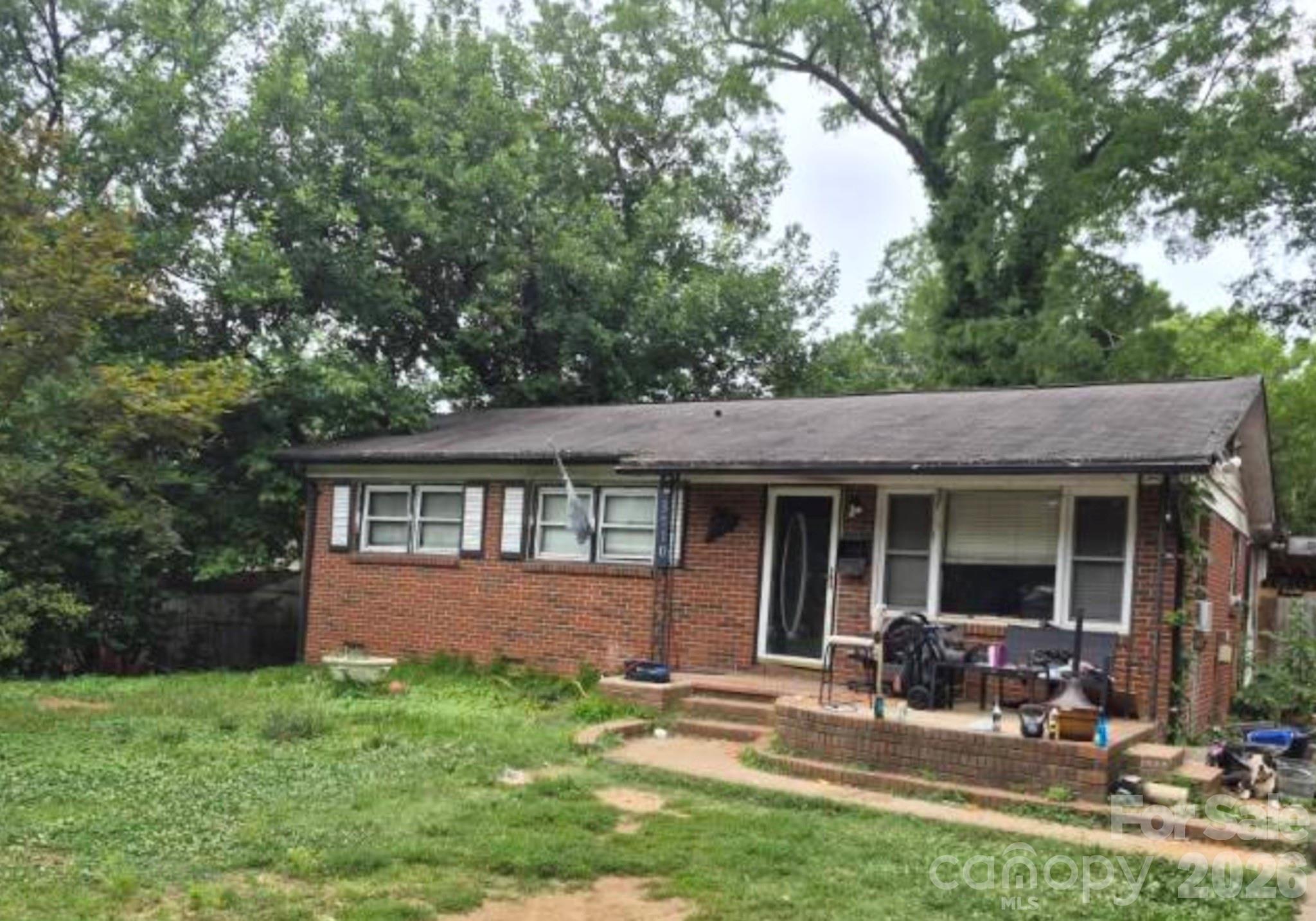 Investor Special in Rollingwood Subdivision! Bring your vision to this 3-bedroom, 1-bath brick ranch offering excellent investment potential in one of Charlotte's established neighborhoods. This property is in need of clean-out, repairs, and updating, making it an ideal opportunity for investors, flippers, or buyers looking for their next rehab project.

The home includes an approximately 160-square-foot unfinished basement room with the potential to be finished for additional living space, a home office, recreation room, or storage. Situated on a generously sized lot with mature trees, this property offers plenty of opportunity to create value.

Sold strictly as-is. Seller will make no repairs or improvements. Conveniently located near Uptown Charlotte, major highways, shopping, dining, and employment centers.

Don't miss this opportunity to restore and transform a property with tremendous upside.