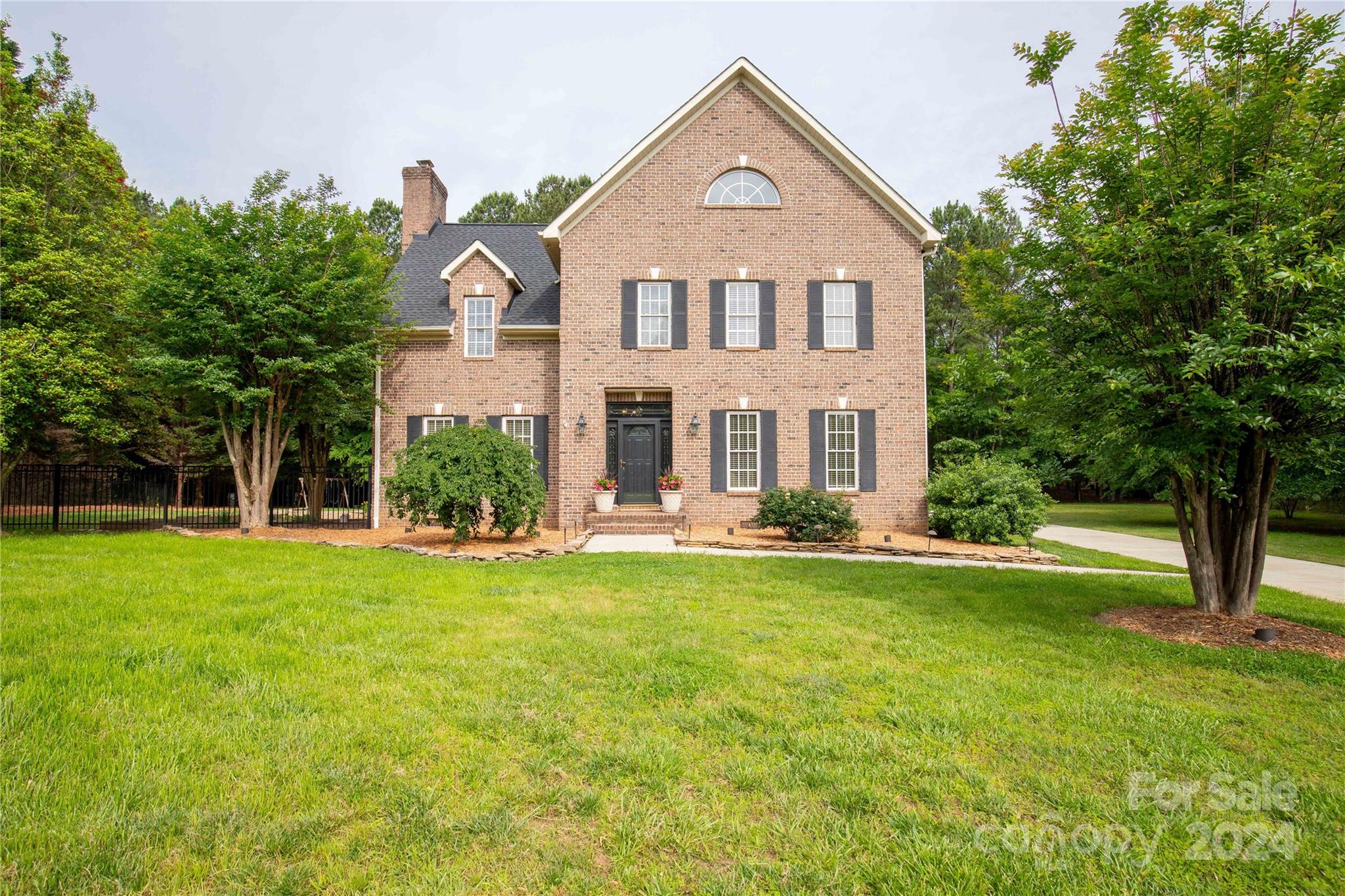 Welcome Home, where spacious luxury meets serene outdoor living on over 3 acres of land. This expansive home boasts over 4000 sqft of living space, providing ample room for all your desires & needs. Step inside to discover 3 bedrooms & 3 full baths, offering both comfort & convenience for you & your guests. The heart of this home lies in its ideal kitchen, perfect for entertaining with its generous island & pantry. Adjacent is the large great room, complete with a cozy fireplace, creating a warm & inviting atmosphere for gatherings. Ascend to the upper levels to find the larger primary bedroom. The third floor boasts a huge bonus room, providing endless possibilities. Don't forget about the partial basement, ideal for storage. Relax and rejuvenate in the inground saltwater pool, & a completely fenced backyard, offering privacy & peace of mind. This home also features a finished secondary living quarters with a full bath, laundry, and kitchen, providing flexibility for guests.